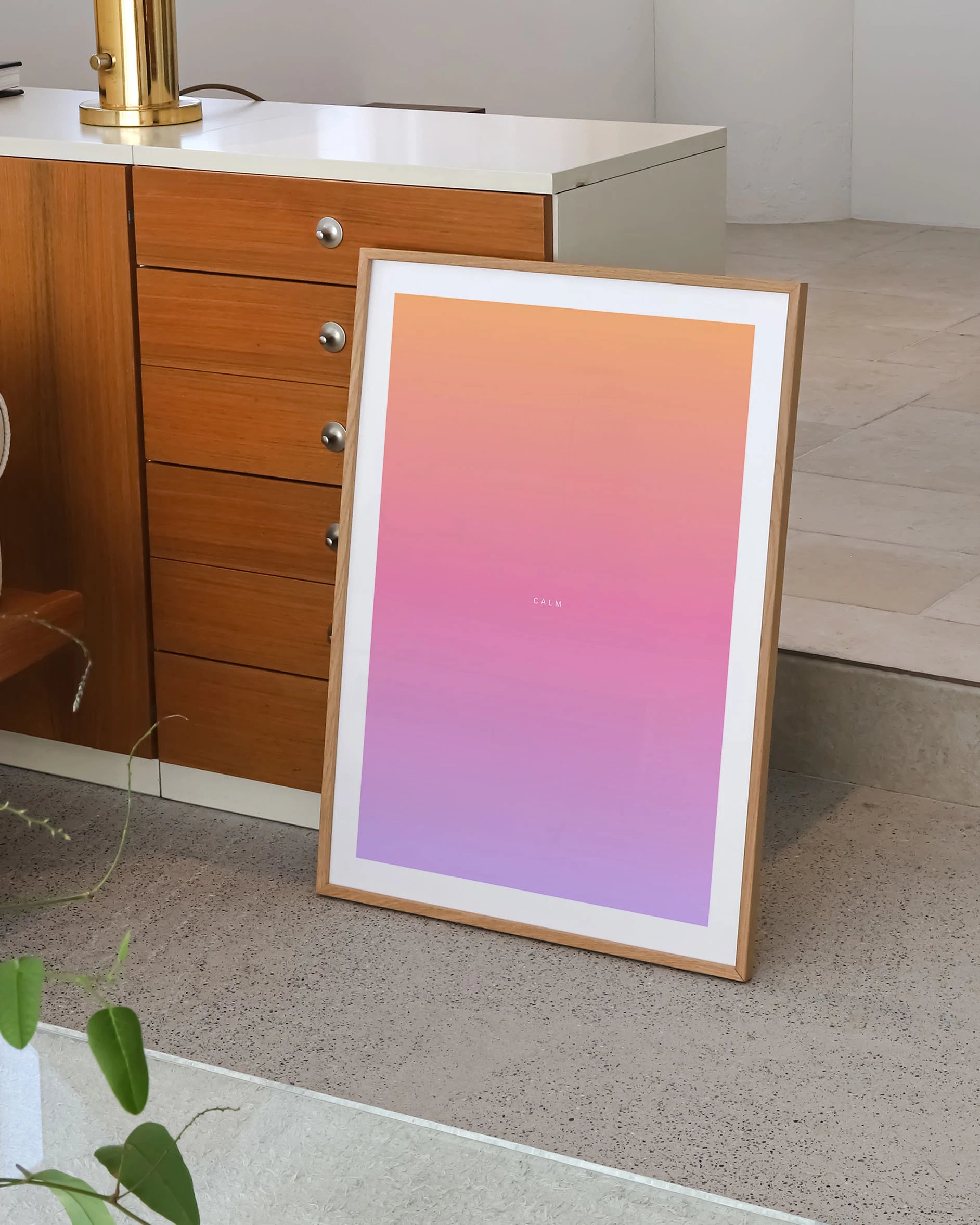 Calm Poster – FineArt Wandbild, moderne Kunst & Fine Art Print von Spawnd, handgefertigt & Made in Germany