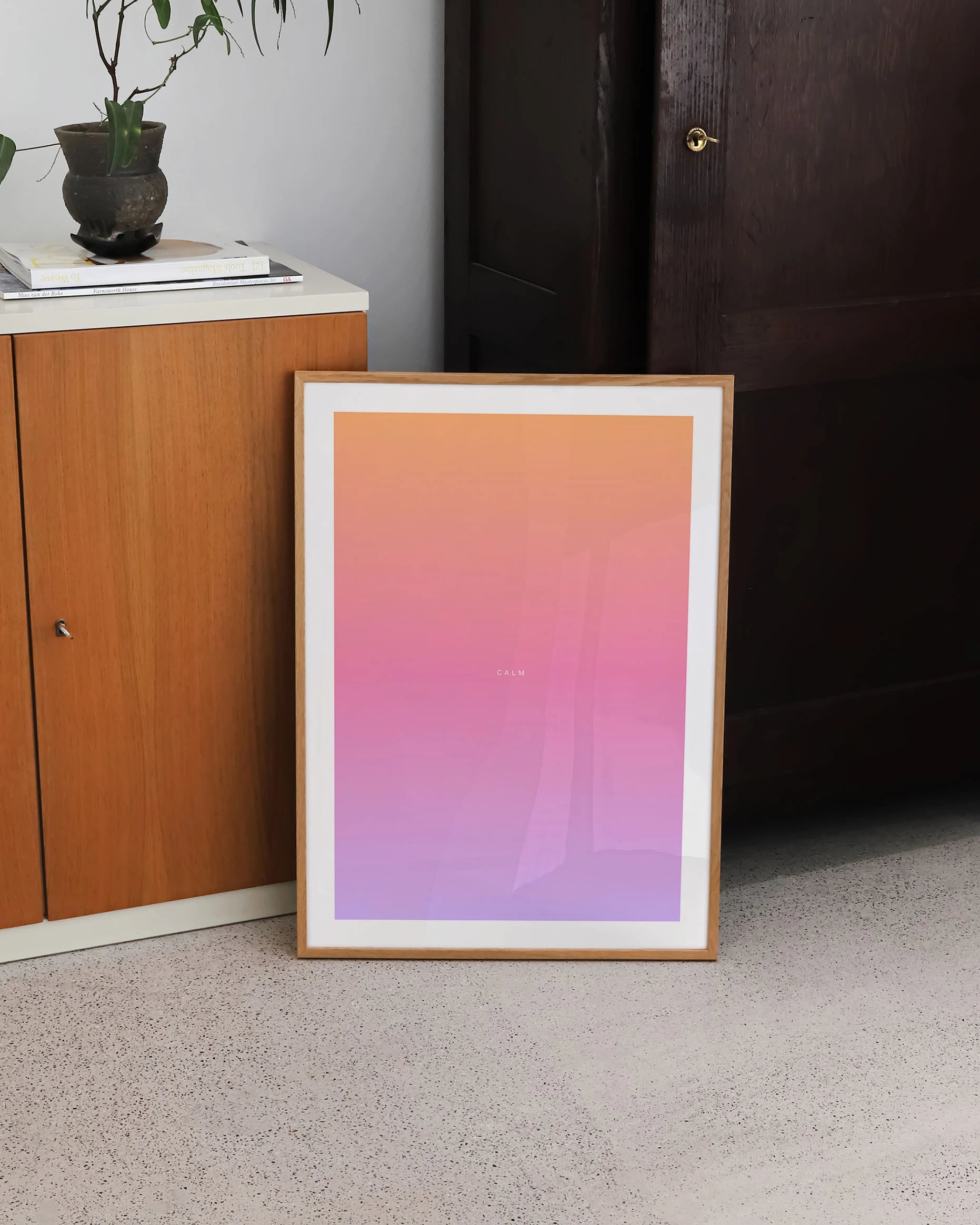 Calm Poster – FineArt Wandbild, moderne Kunst & Fine Art Print von Spawnd, handgefertigt & Made in Germany