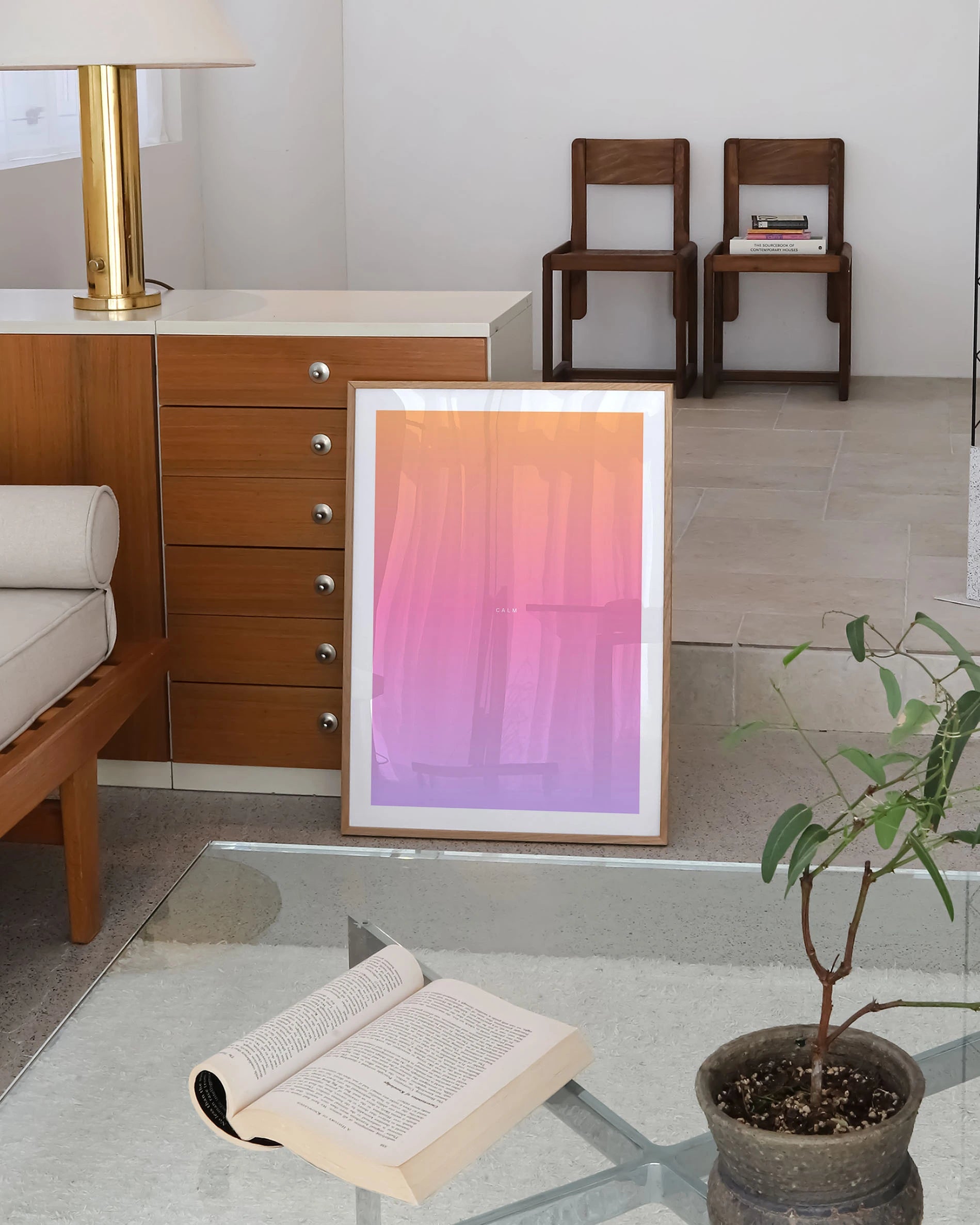 Calm Poster – FineArt Wandbild, moderne Kunst & Fine Art Print von Spawnd, handgefertigt & Made in Germany