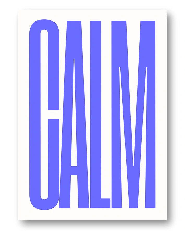 Calm Poster – FineArt Wandbild, moderne Kunst & Fine Art Print von Spawnd, handgefertigt & Made in Germany