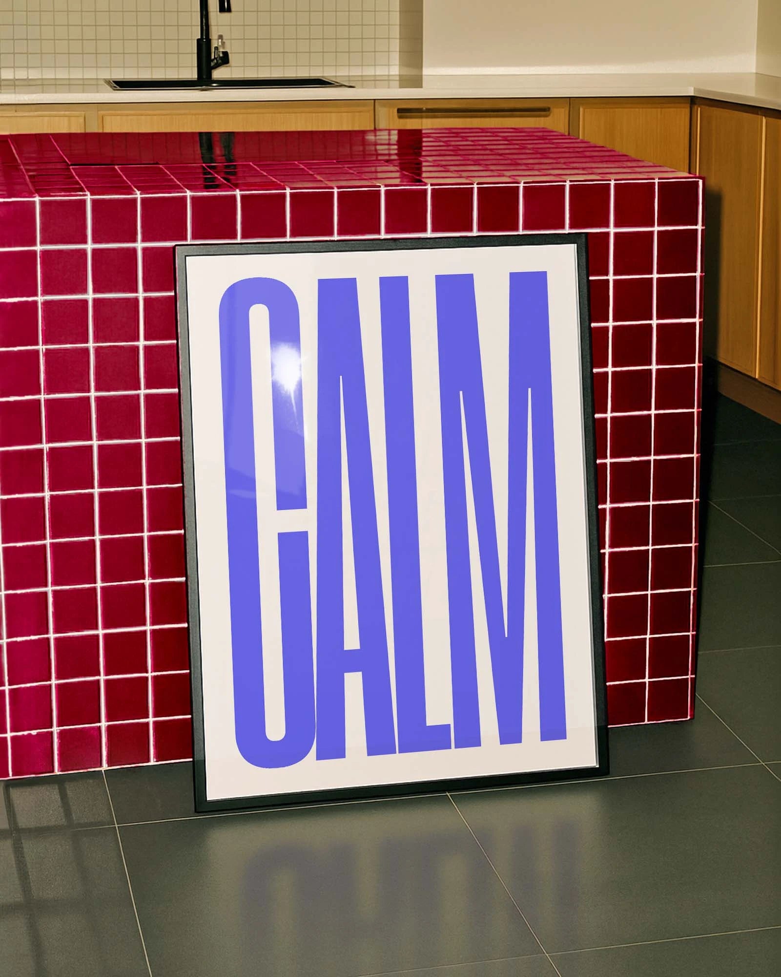 Calm Poster – FineArt Wandbild, moderne Kunst & Fine Art Print von Spawnd, handgefertigt & Made in Germany
