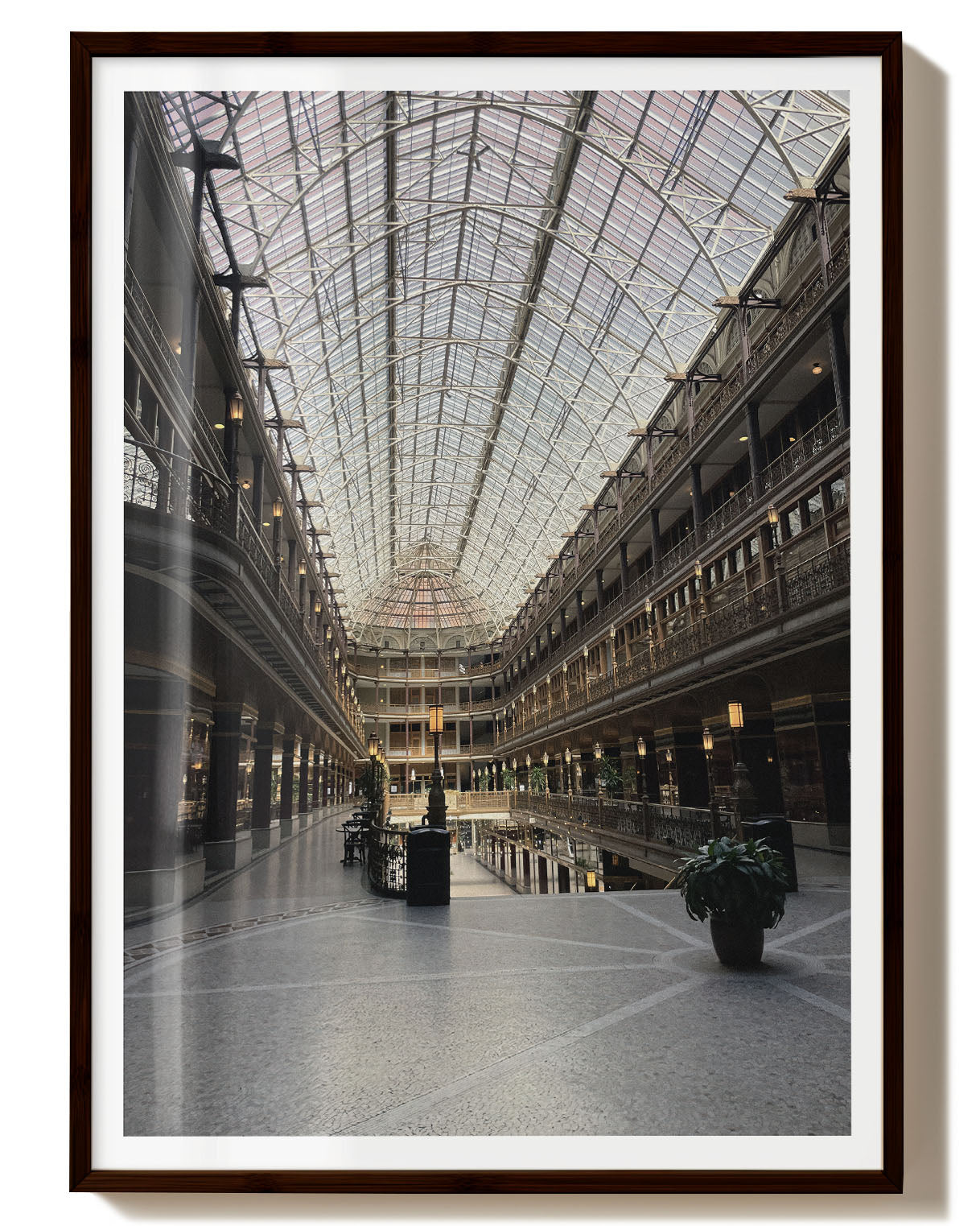Cleveland Poster – FineArt Wandbild, moderne Kunst & Fine Art Print von Spawnd, handgefertigt & Made in Germany