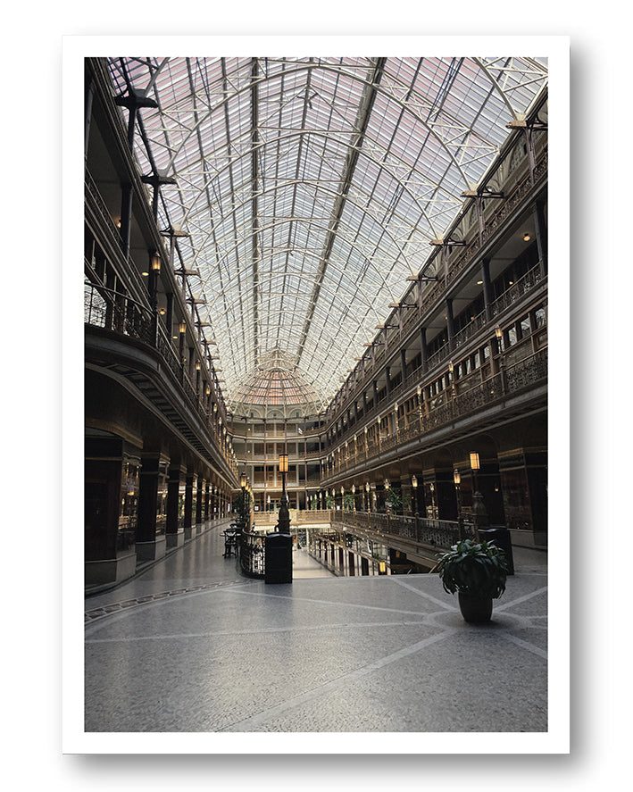 Cleveland Poster – FineArt Wandbild, moderne Kunst & Fine Art Print von Spawnd, handgefertigt & Made in Germany