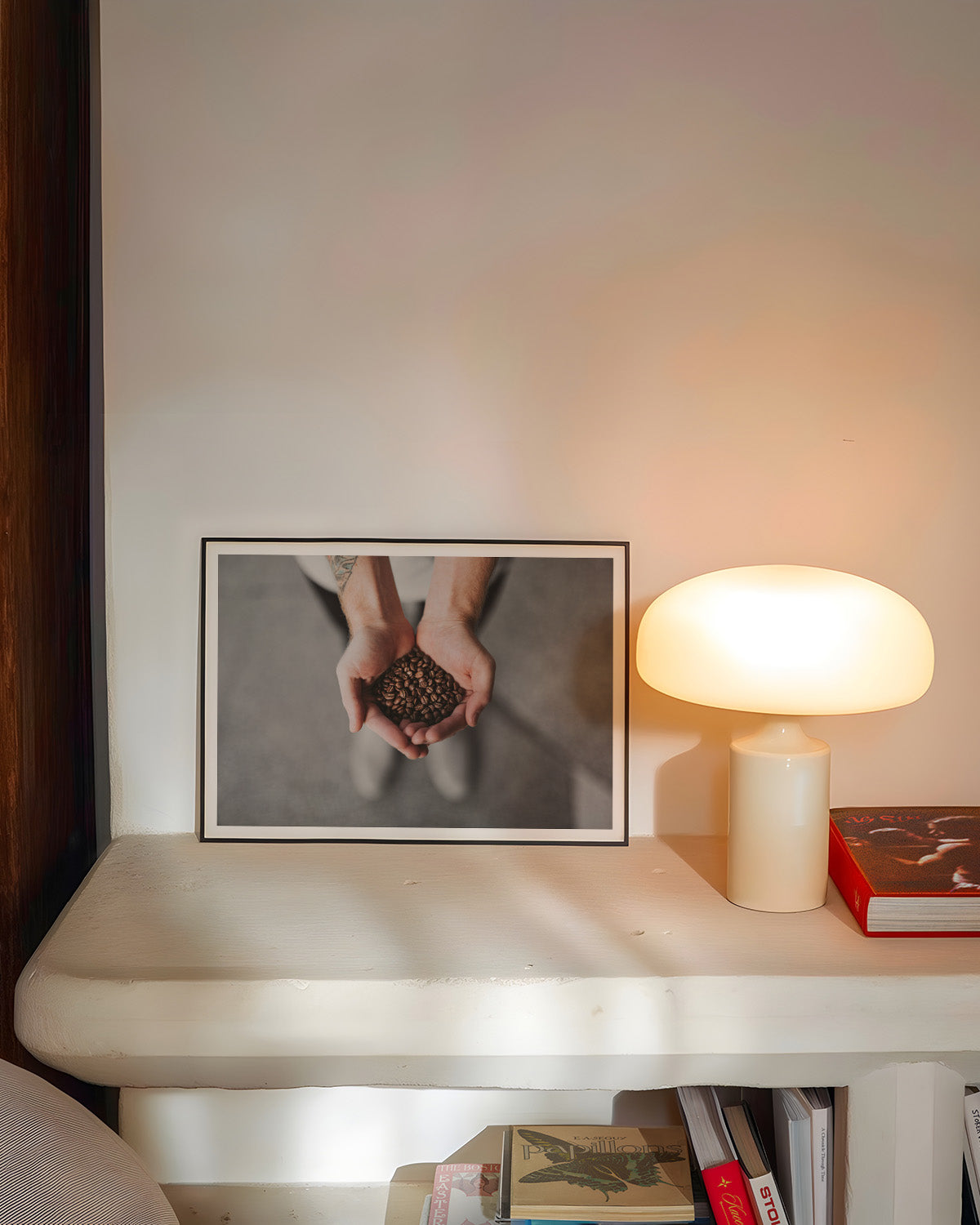 Coffee time Poster – FineArt Wandbild, moderne Kunst & Fine Art Print von Spawnd, handgefertigt & Made in Germany