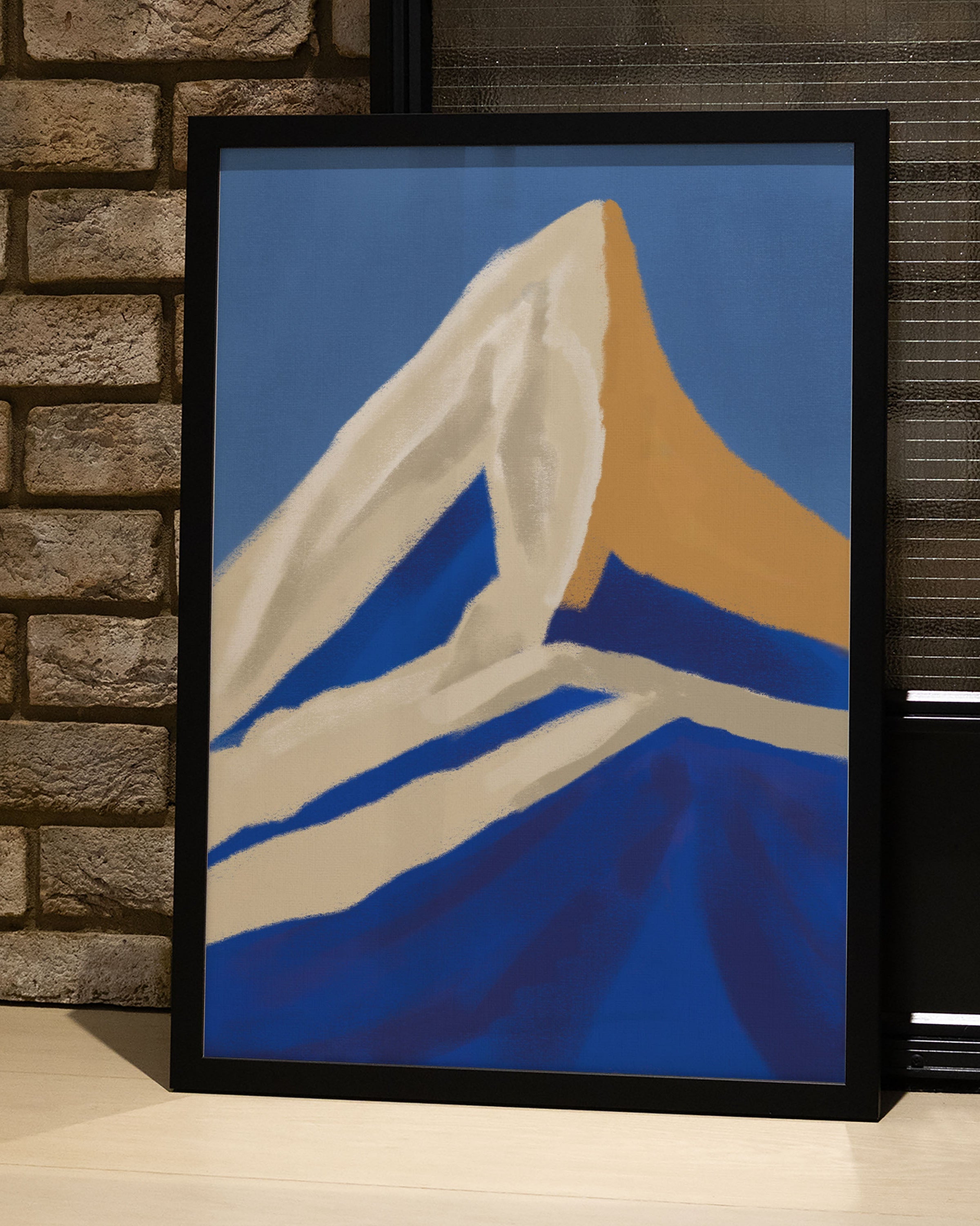 Cold Mountain Poster – FineArt Wandbild, moderne Kunst & Fine Art Print von Spawnd, handgefertigt & Made in Germany