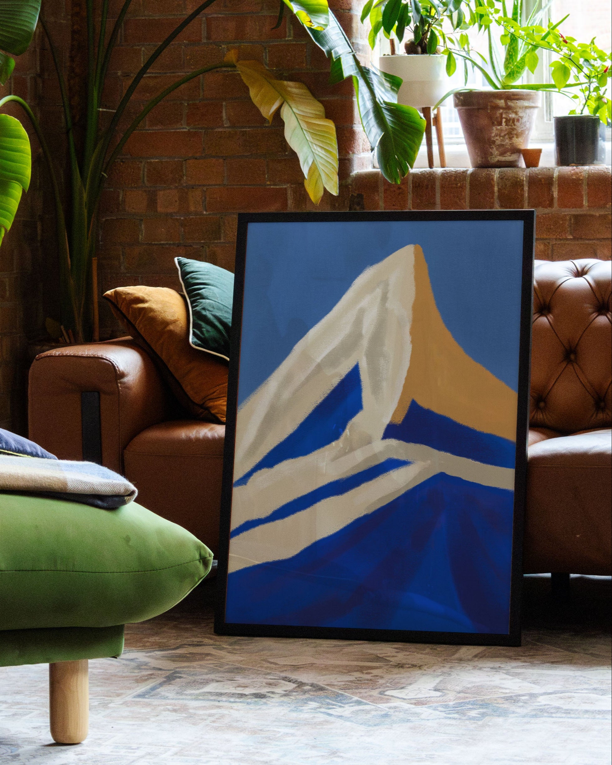 Cold Mountain Poster – FineArt Wandbild, moderne Kunst & Fine Art Print von Spawnd, handgefertigt & Made in Germany