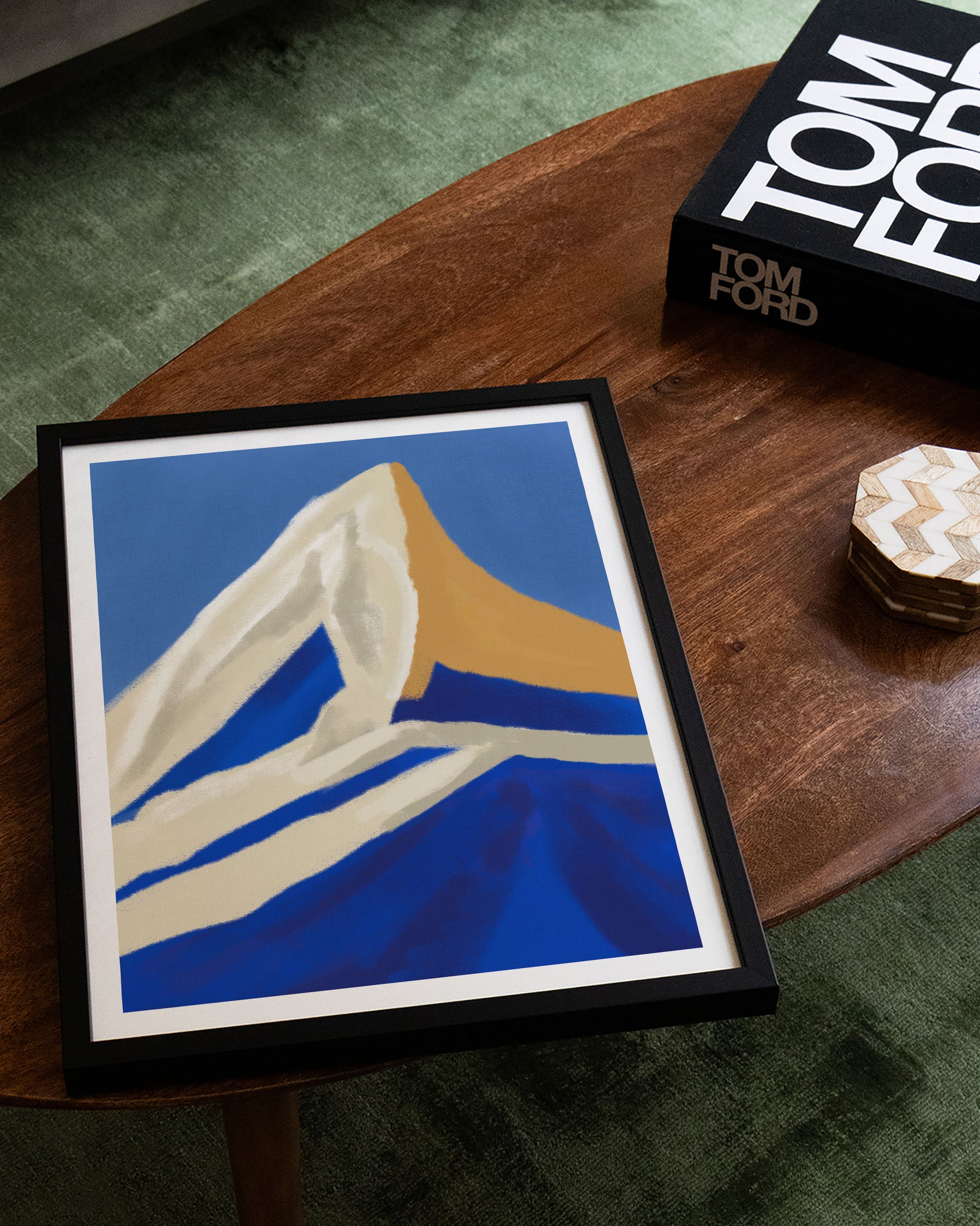 Cold Mountain Poster – FineArt Wandbild, moderne Kunst & Fine Art Print von Spawnd, handgefertigt & Made in Germany