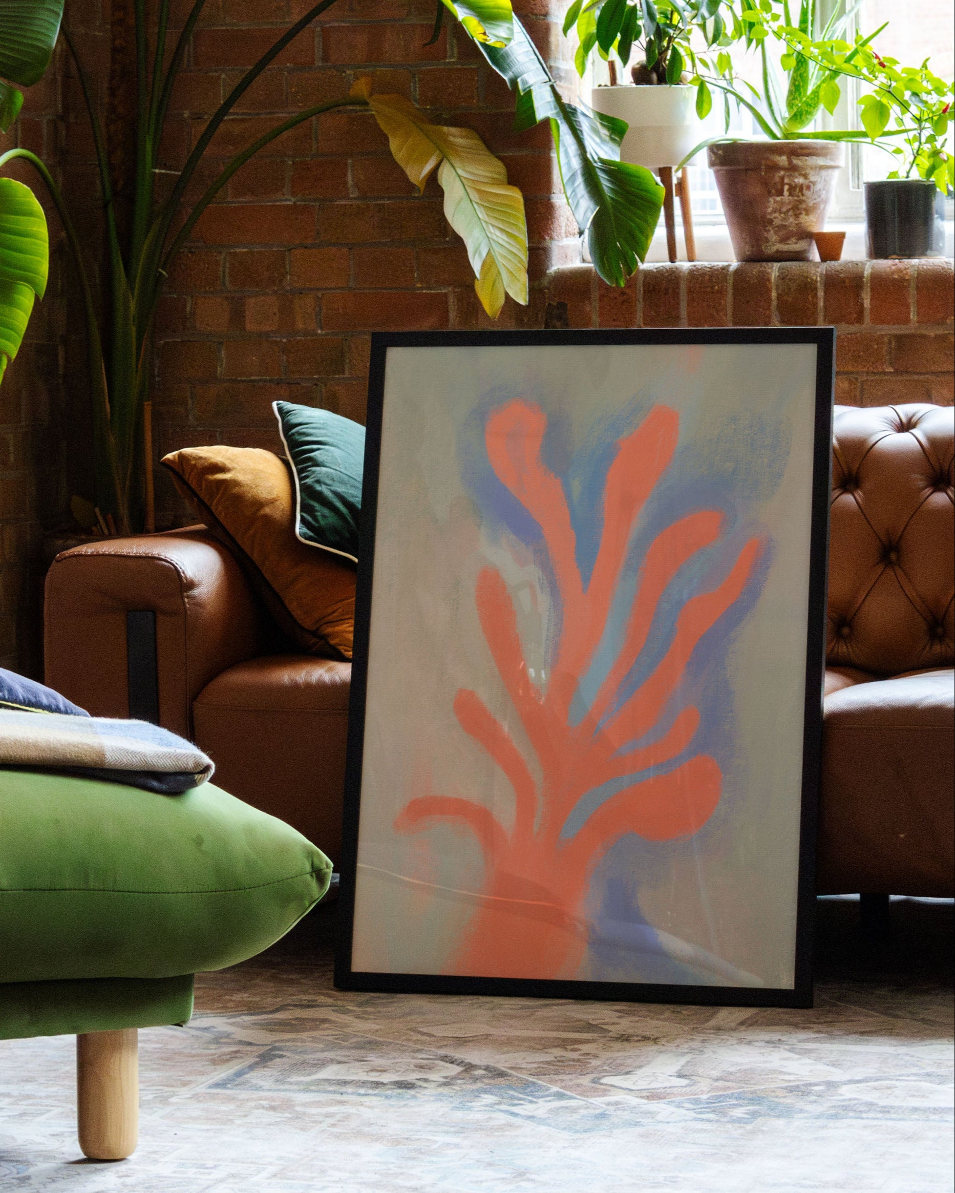 Coral Thought Poster – FineArt Wandbild, moderne Kunst & Fine Art Print von Spawnd, handgefertigt & Made in Germany