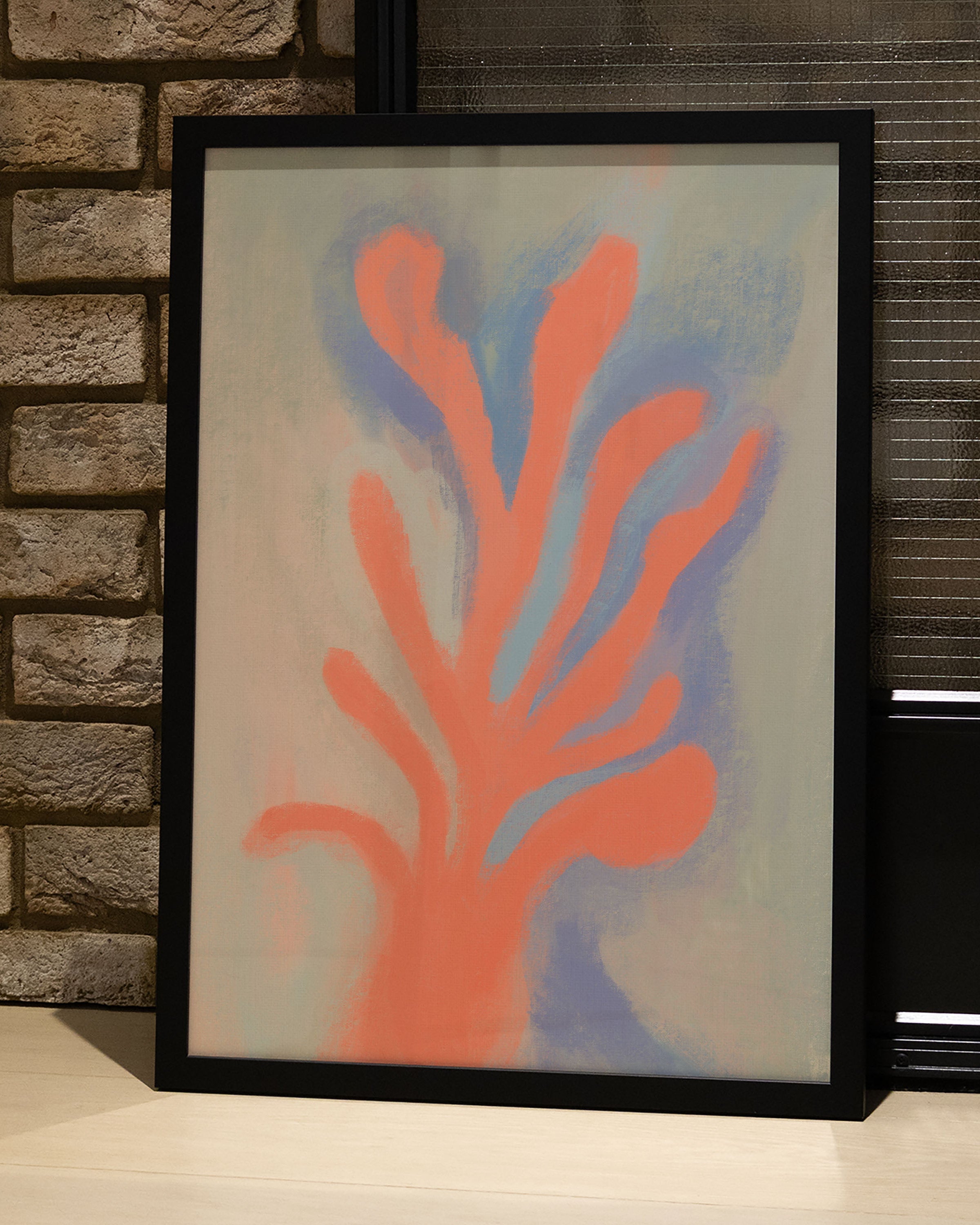 Coral Thought Poster – FineArt Wandbild, moderne Kunst & Fine Art Print von Spawnd, handgefertigt & Made in Germany