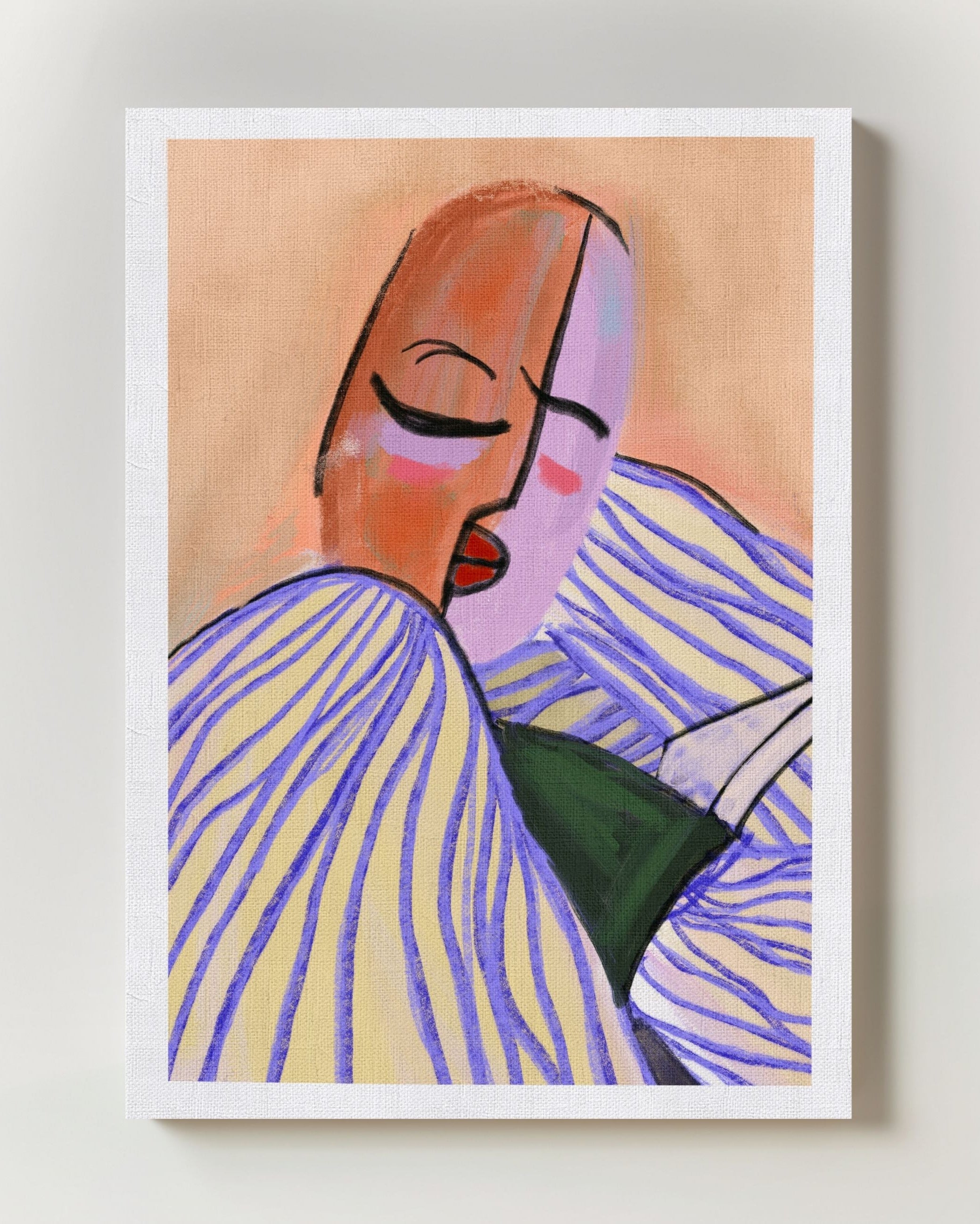 Cozy evenings Poster – FineArt Wandbild, moderne Kunst & Fine Art Print von Spawnd, handgefertigt & Made in Germany