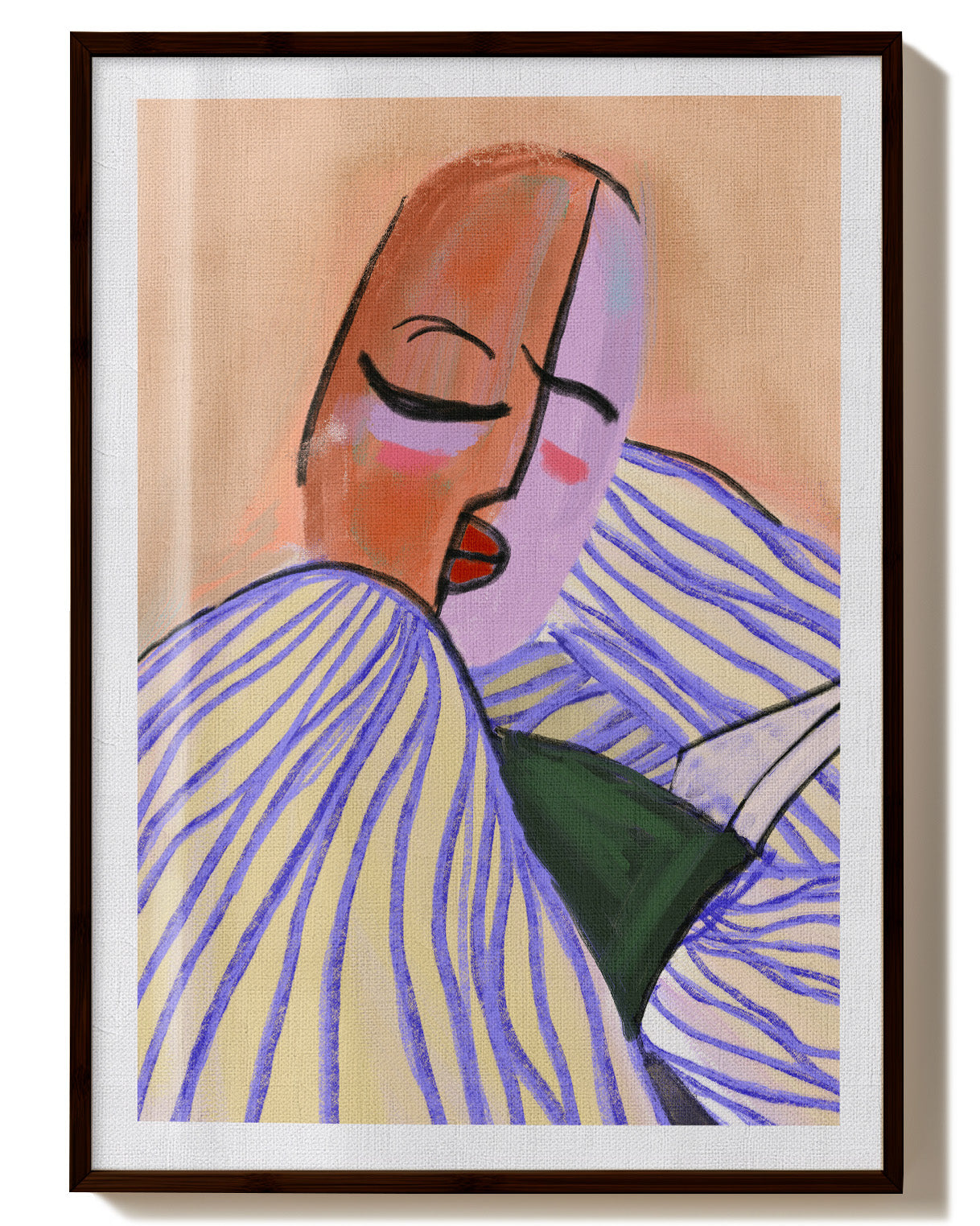 Cozy evenings Poster – FineArt Wandbild, moderne Kunst & Fine Art Print von Spawnd, handgefertigt & Made in Germany