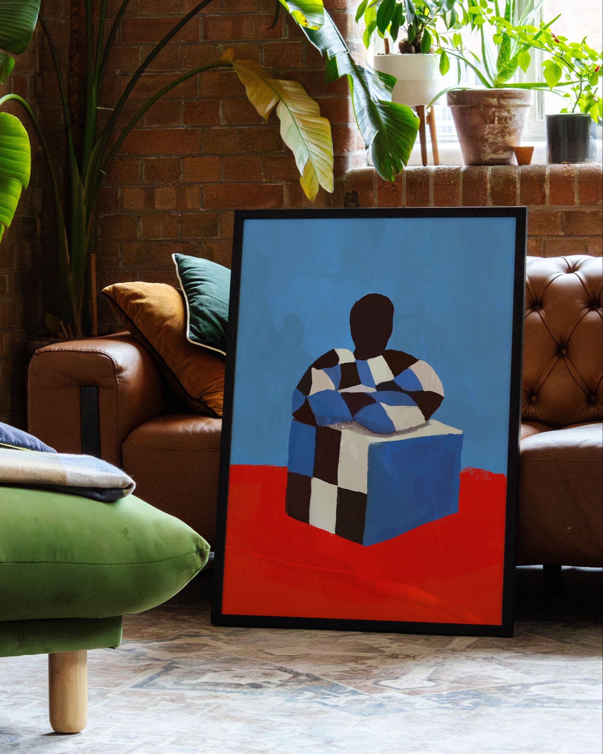 Cubed Self Poster – FineArt Wandbild, moderne Kunst & Fine Art Print von Spawnd, handgefertigt & Made in Germany