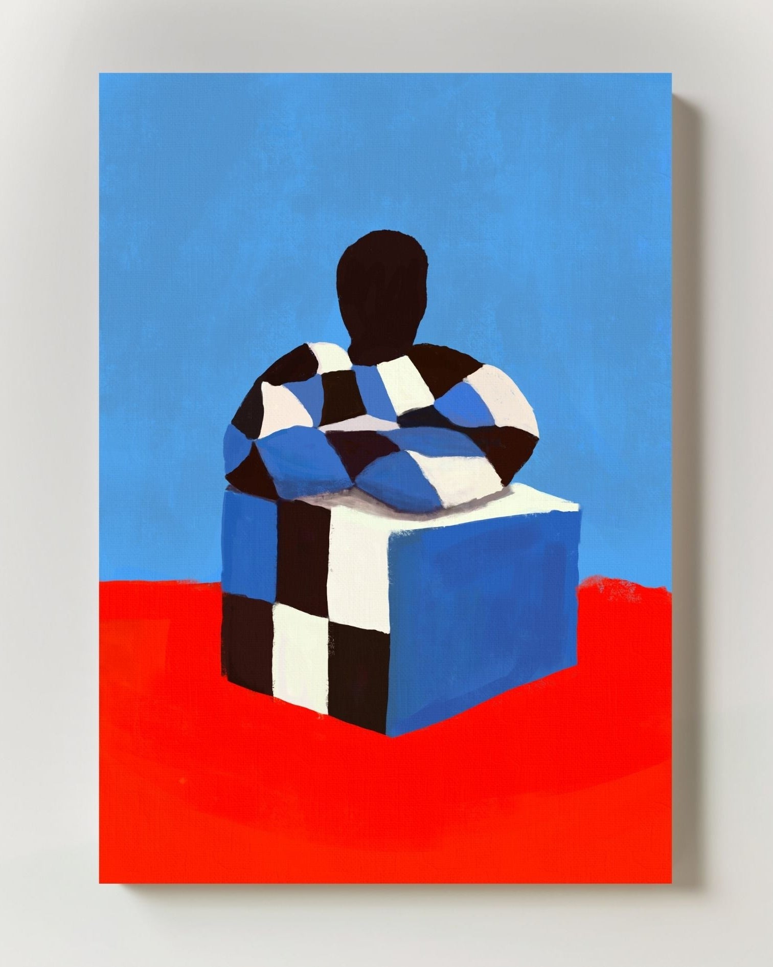 Cubed Self Poster – FineArt Wandbild, moderne Kunst & Fine Art Print von Spawnd, handgefertigt & Made in Germany