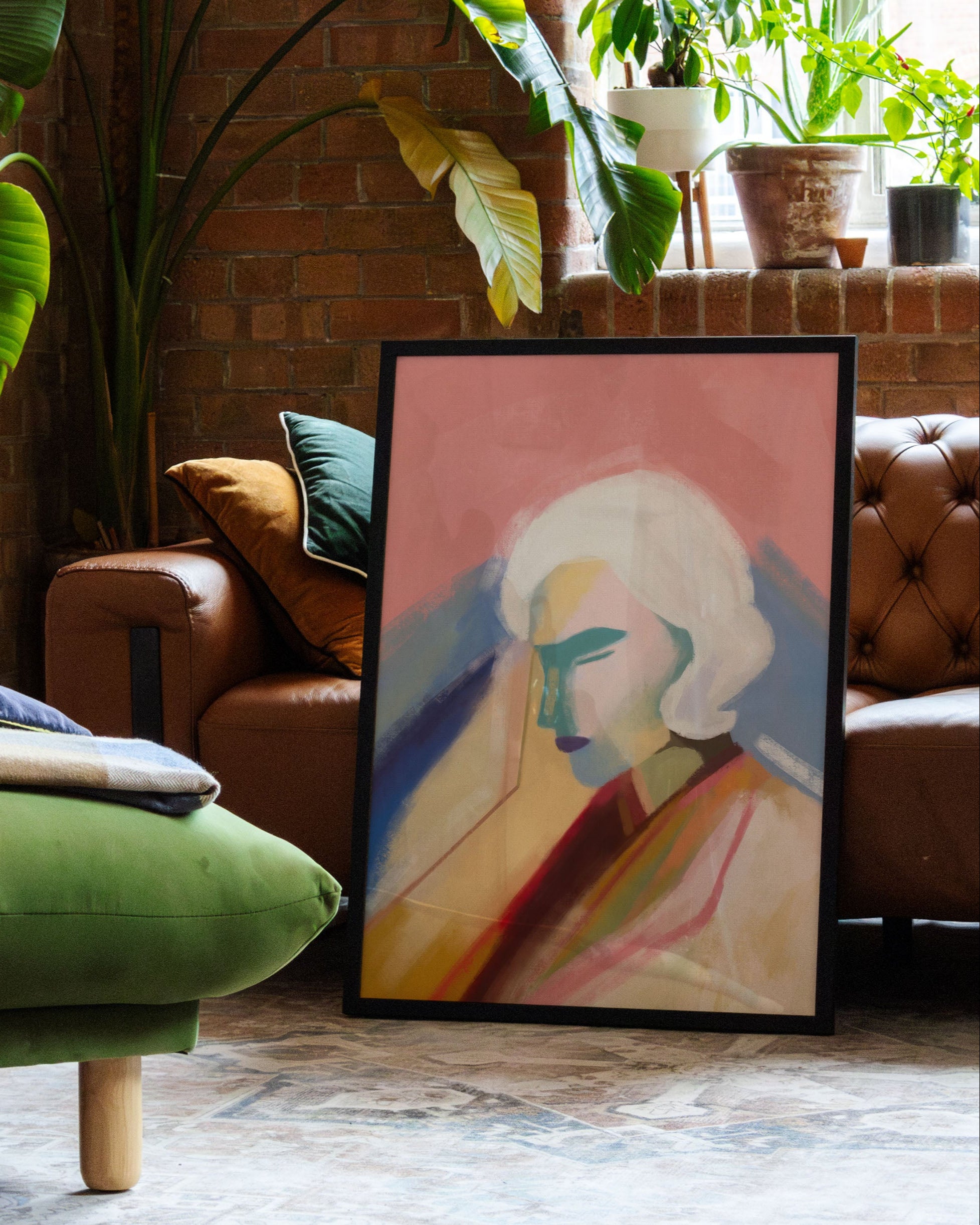 Color Keeps Me Poster – FineArt Wandbild, moderne Kunst & Fine Art Print von Spawnd, handgefertigt & Made in Germany