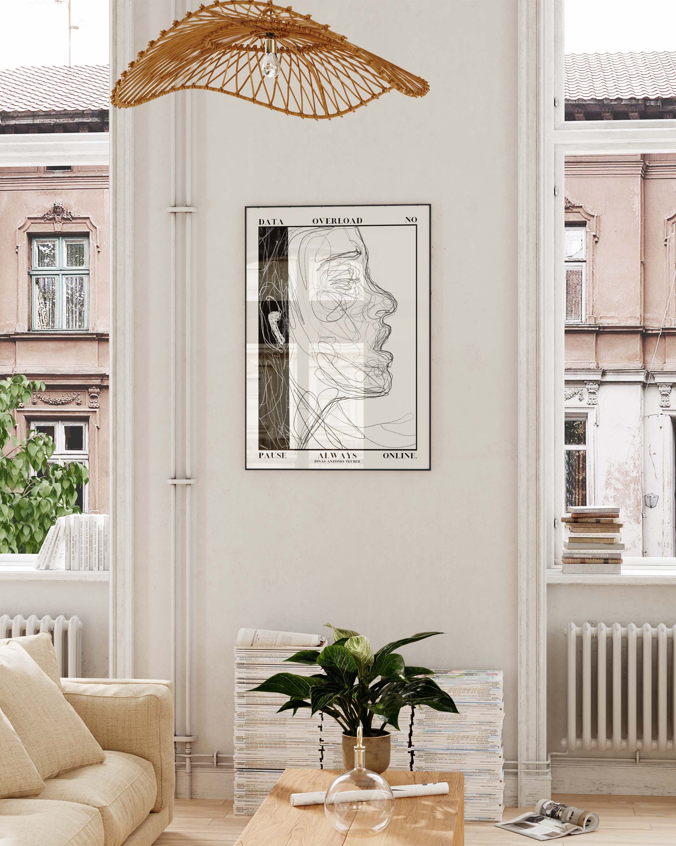 Poster im Wohnzimmer – Fine Art Print – Spawnd