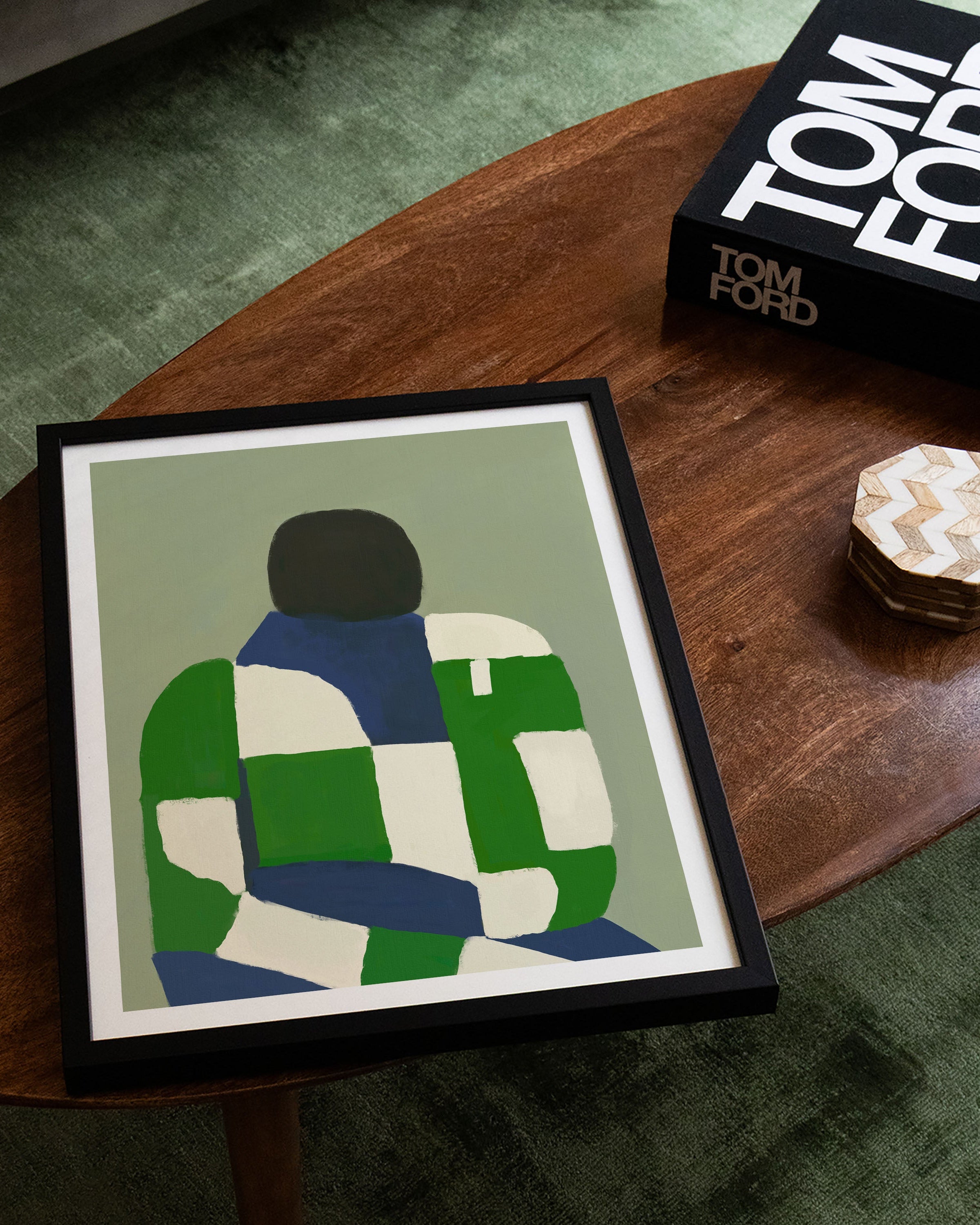 Silent Posture Poster – FineArt Wandbild, moderne Kunst & Fine Art Print von Spawnd, handgefertigt & Made in Germany