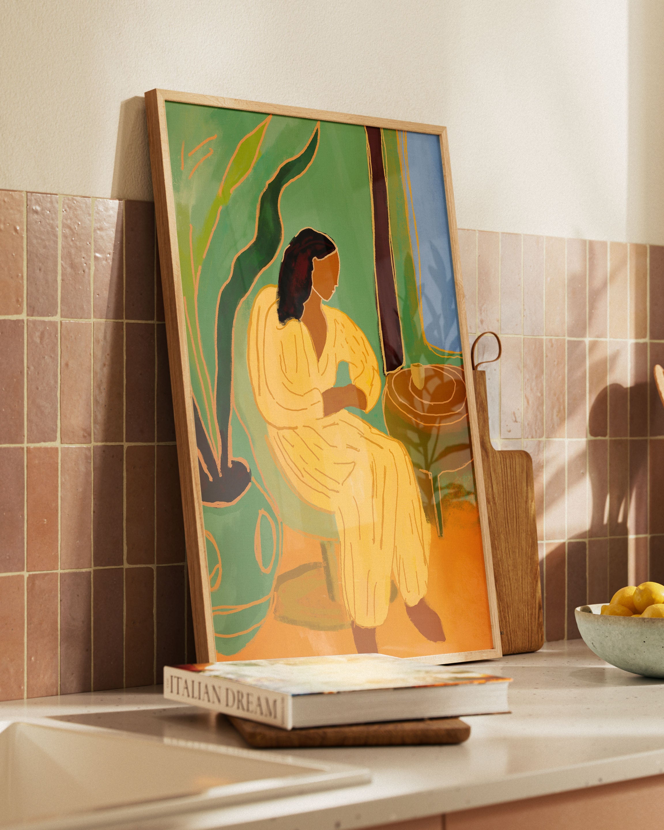 Slow Room Poster – FineArt Wandbild, moderne Kunst & Fine Art Print von Spawnd, handgefertigt & Made in Germany