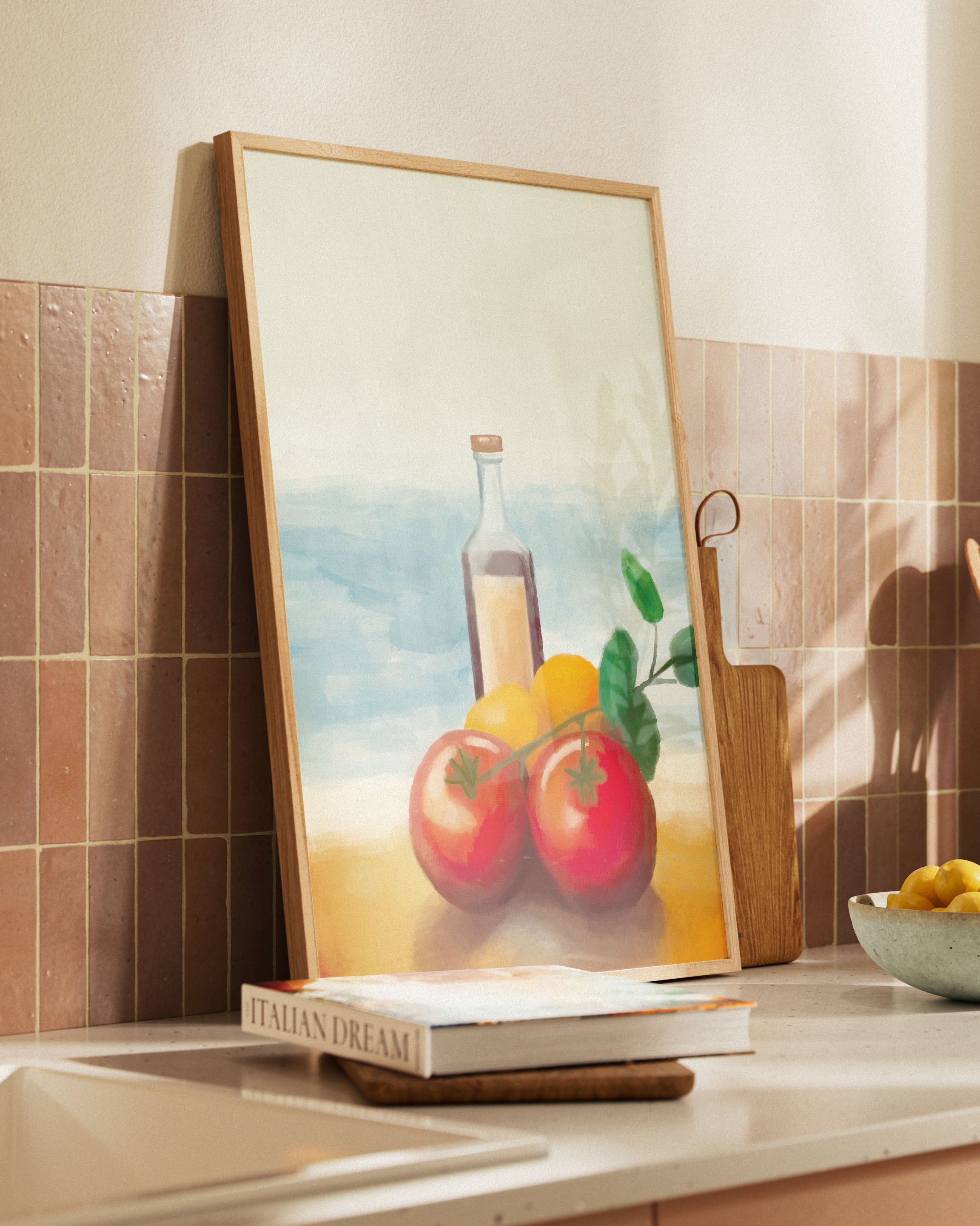 Mañana Poster – FineArt Wandbild, moderne Kunst & Fine Art Print von Spawnd, handgefertigt & Made in Germany