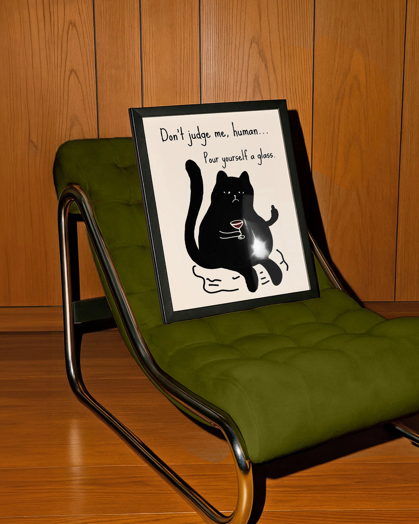 Don't judge Poster – FineArt Wandbild, moderne Kunst & Fine Art Print von Spawnd, handgefertigt & Made in Germany