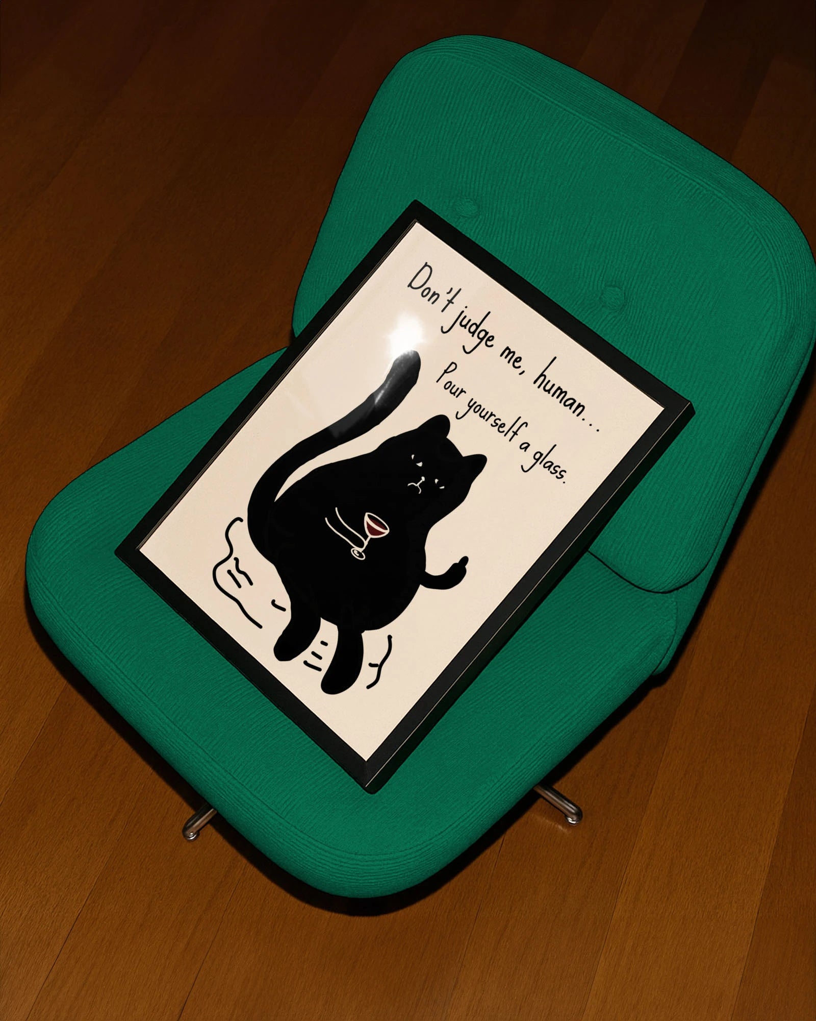 Don't judge Poster – FineArt Wandbild, moderne Kunst & Fine Art Print von Spawnd, handgefertigt & Made in Germany