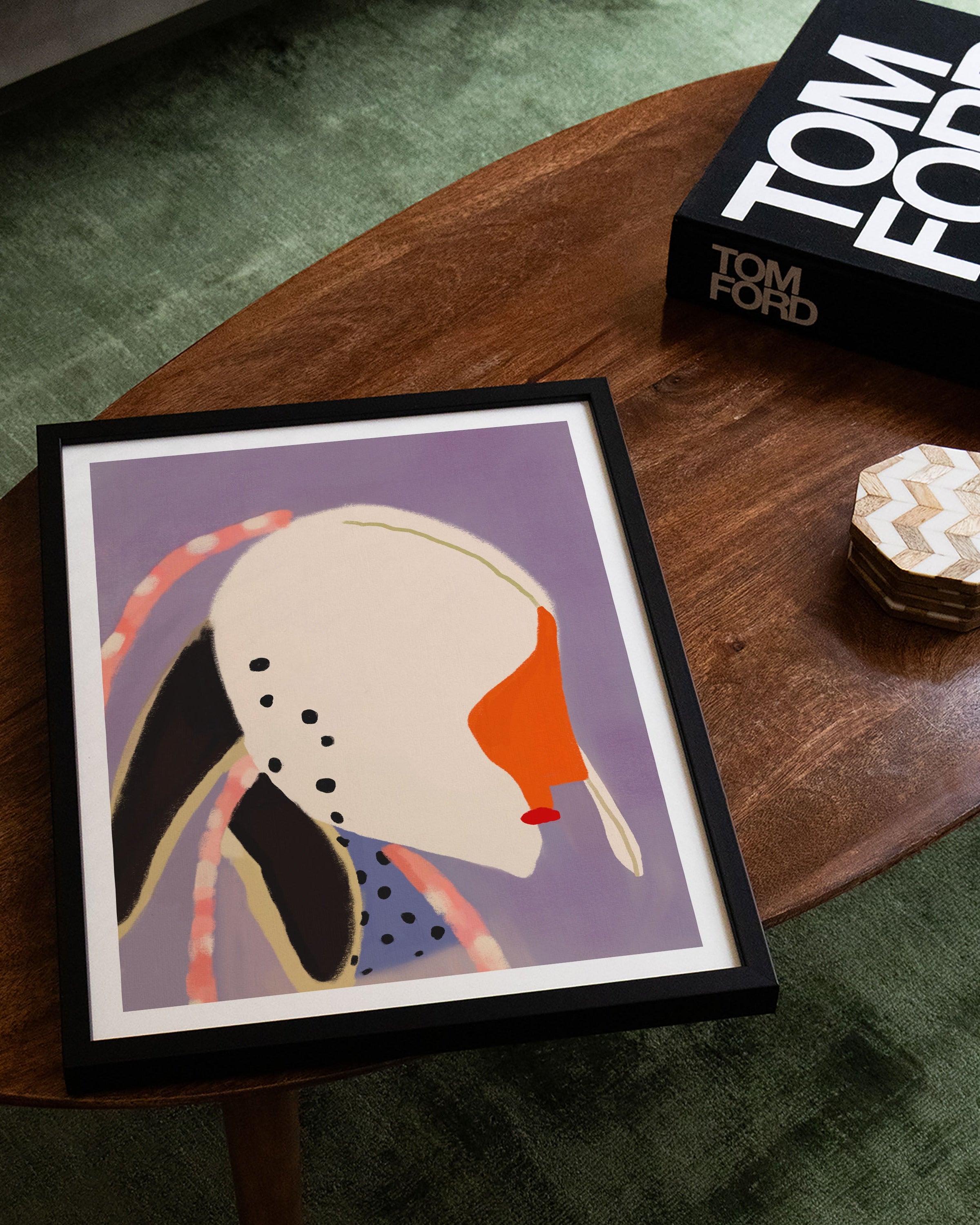 Dot and Vein Poster – FineArt Wandbild, moderne Kunst & Fine Art Print von Spawnd, handgefertigt & Made in Germany