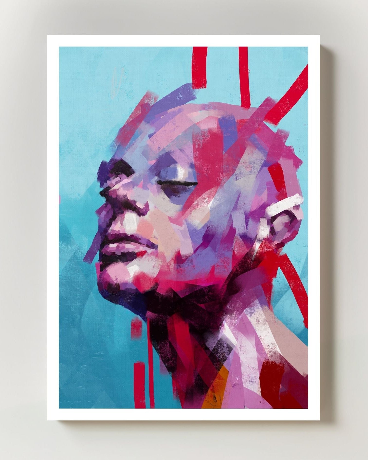 Drowning in Paint Poster – FineArt Wandbild, moderne Kunst & Fine Art Print von Spawnd, handgefertigt & Made in Germany