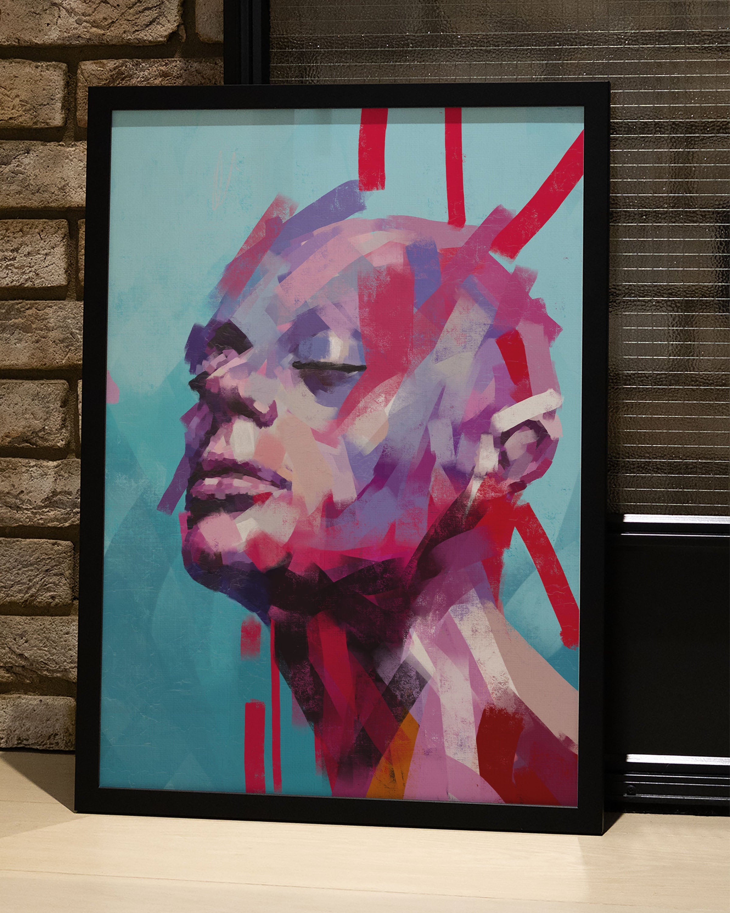 Drowning in Paint Poster – FineArt Wandbild, moderne Kunst & Fine Art Print von Spawnd, handgefertigt & Made in Germany