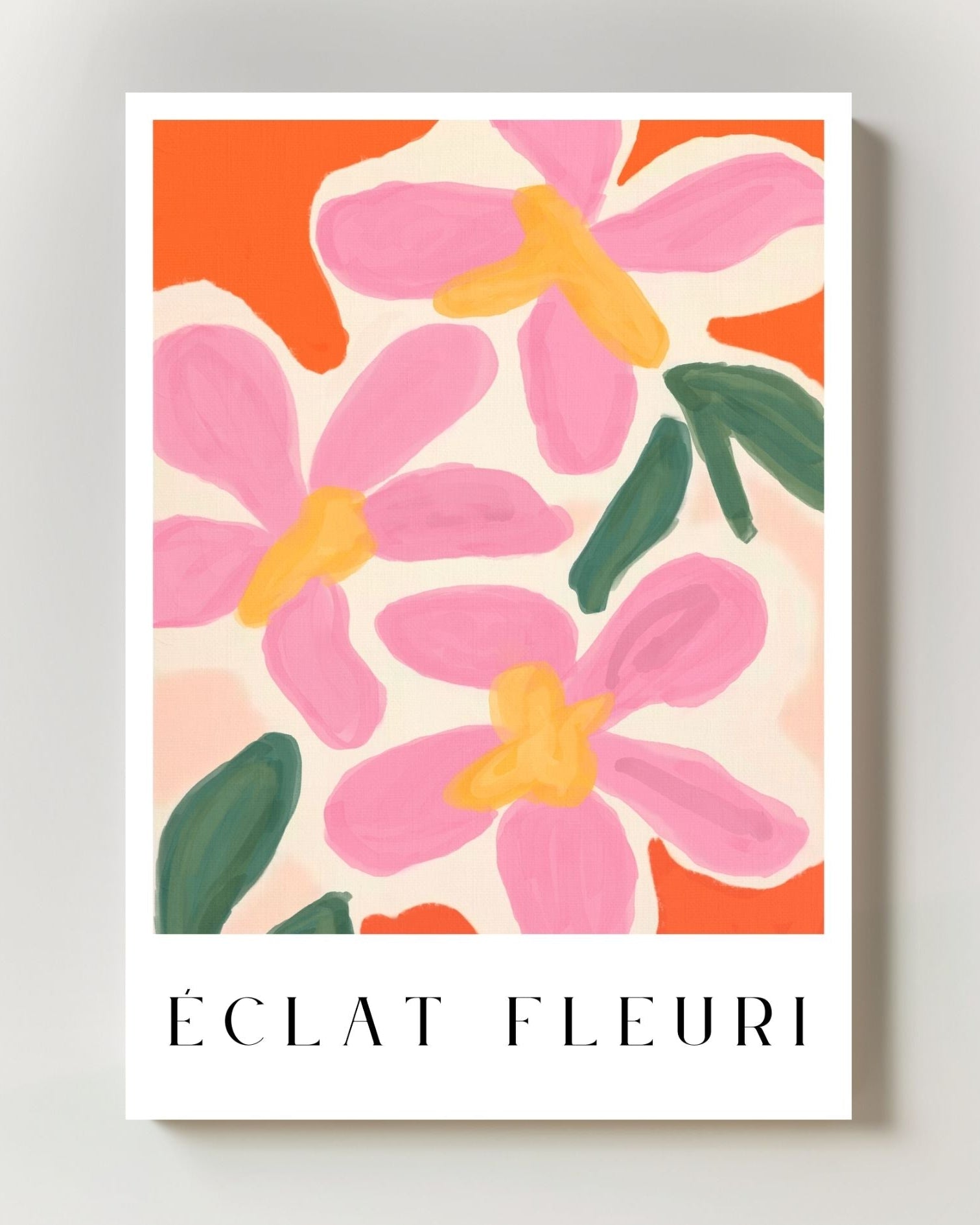 Éclat Fleuri Poster – FineArt Wandbild, moderne Kunst & Fine Art Print von Spawnd, handgefertigt & Made in Germany