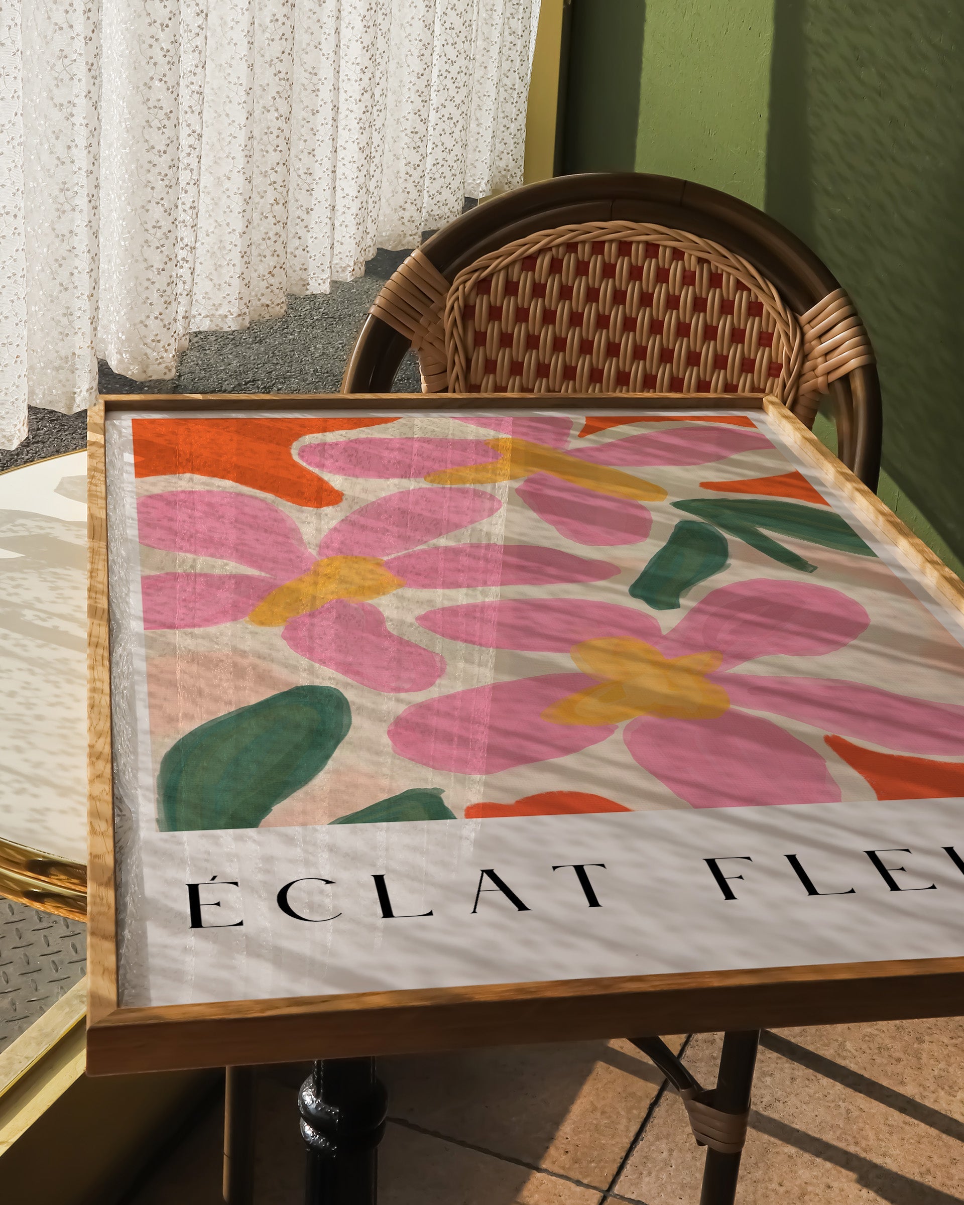 Éclat Fleuri Poster – FineArt Wandbild, moderne Kunst & Fine Art Print von Spawnd, handgefertigt & Made in Germany