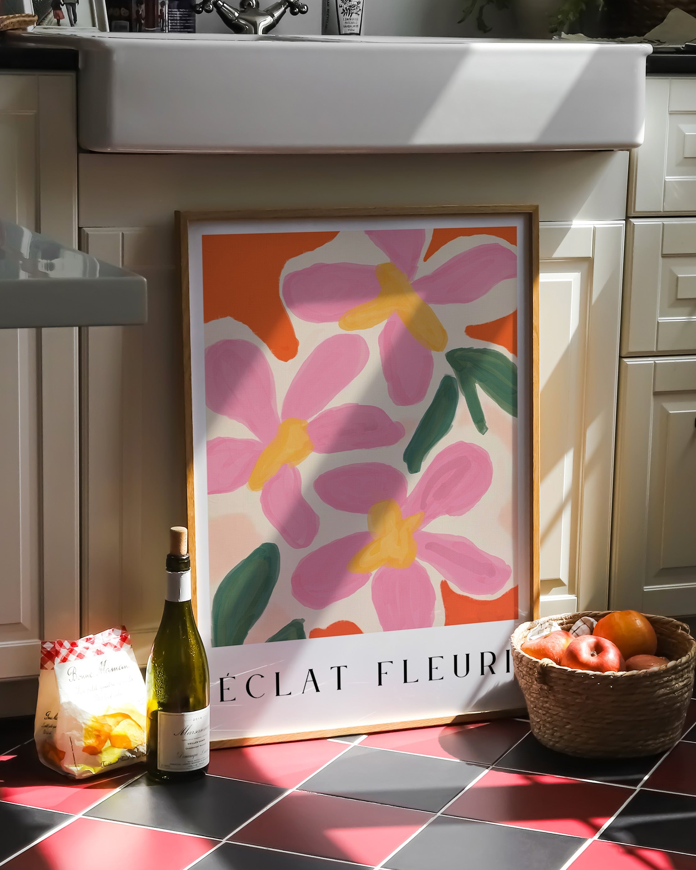 Éclat Fleuri Poster – FineArt Wandbild, moderne Kunst & Fine Art Print von Spawnd, handgefertigt & Made in Germany