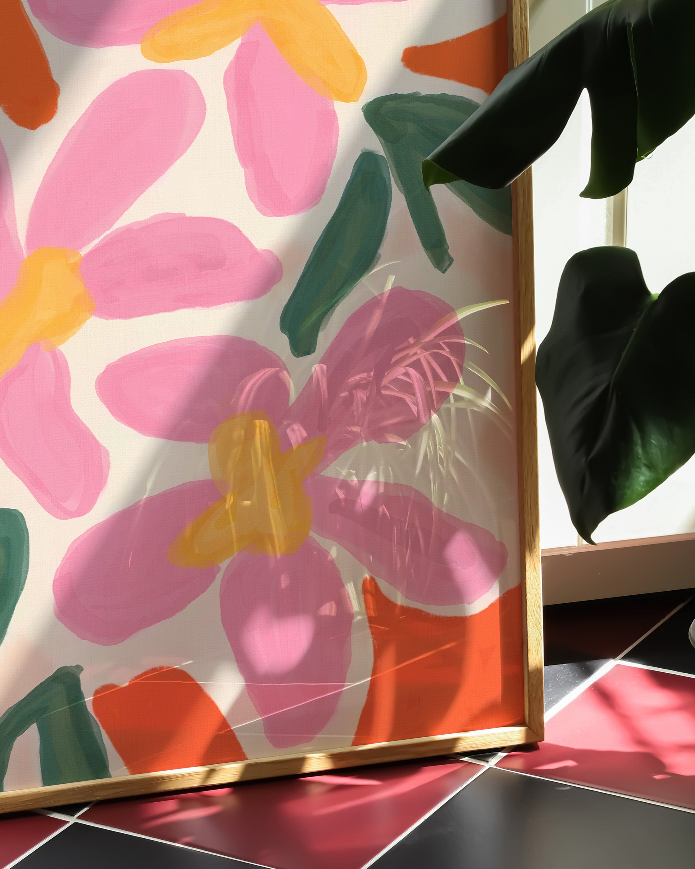 Éclat Fleuri Poster – FineArt Wandbild, moderne Kunst & Fine Art Print von Spawnd, handgefertigt & Made in Germany