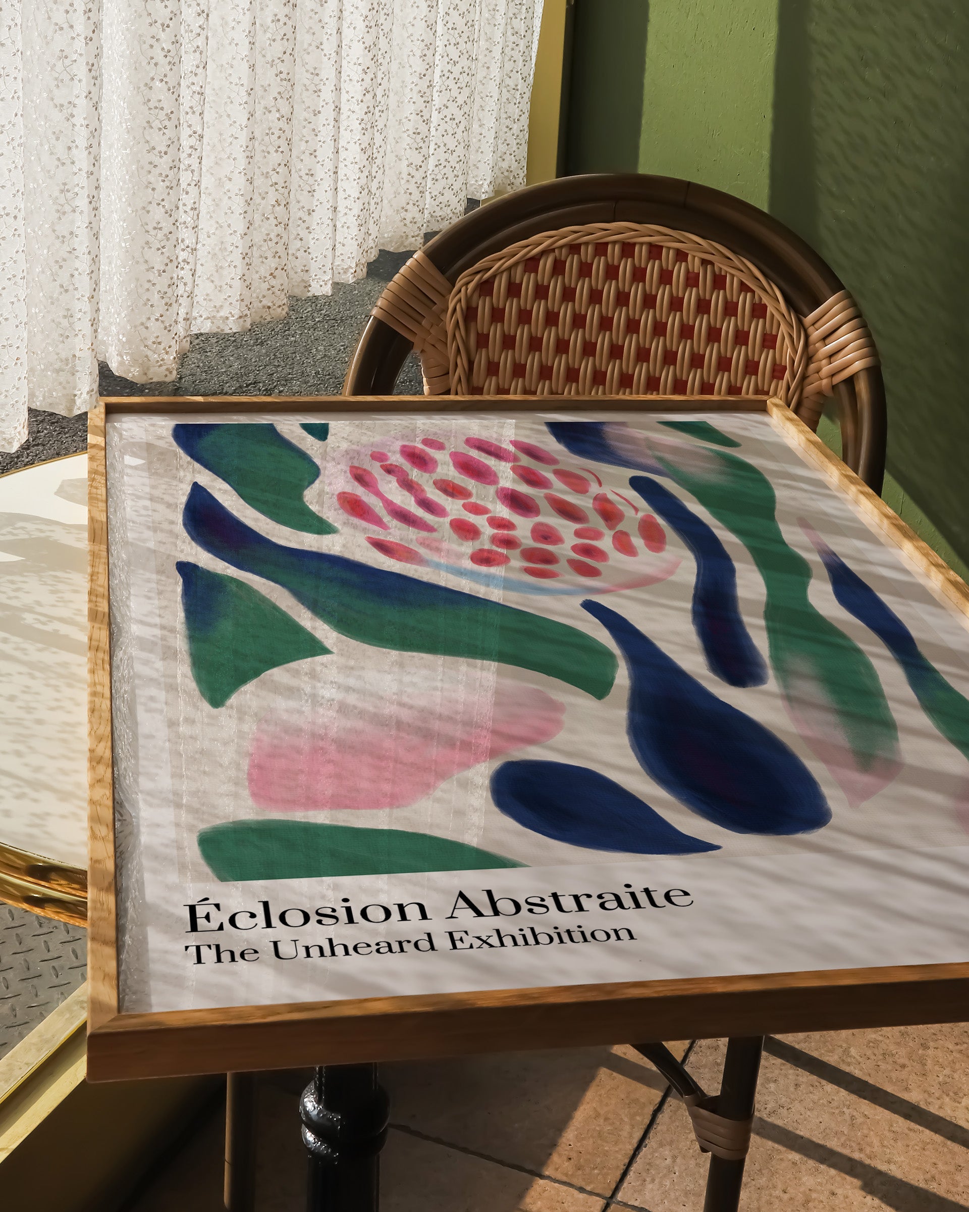 Éclosion Abstraite Poster – FineArt Wandbild, moderne Kunst & Fine Art Print von Spawnd, handgefertigt & Made in Germany