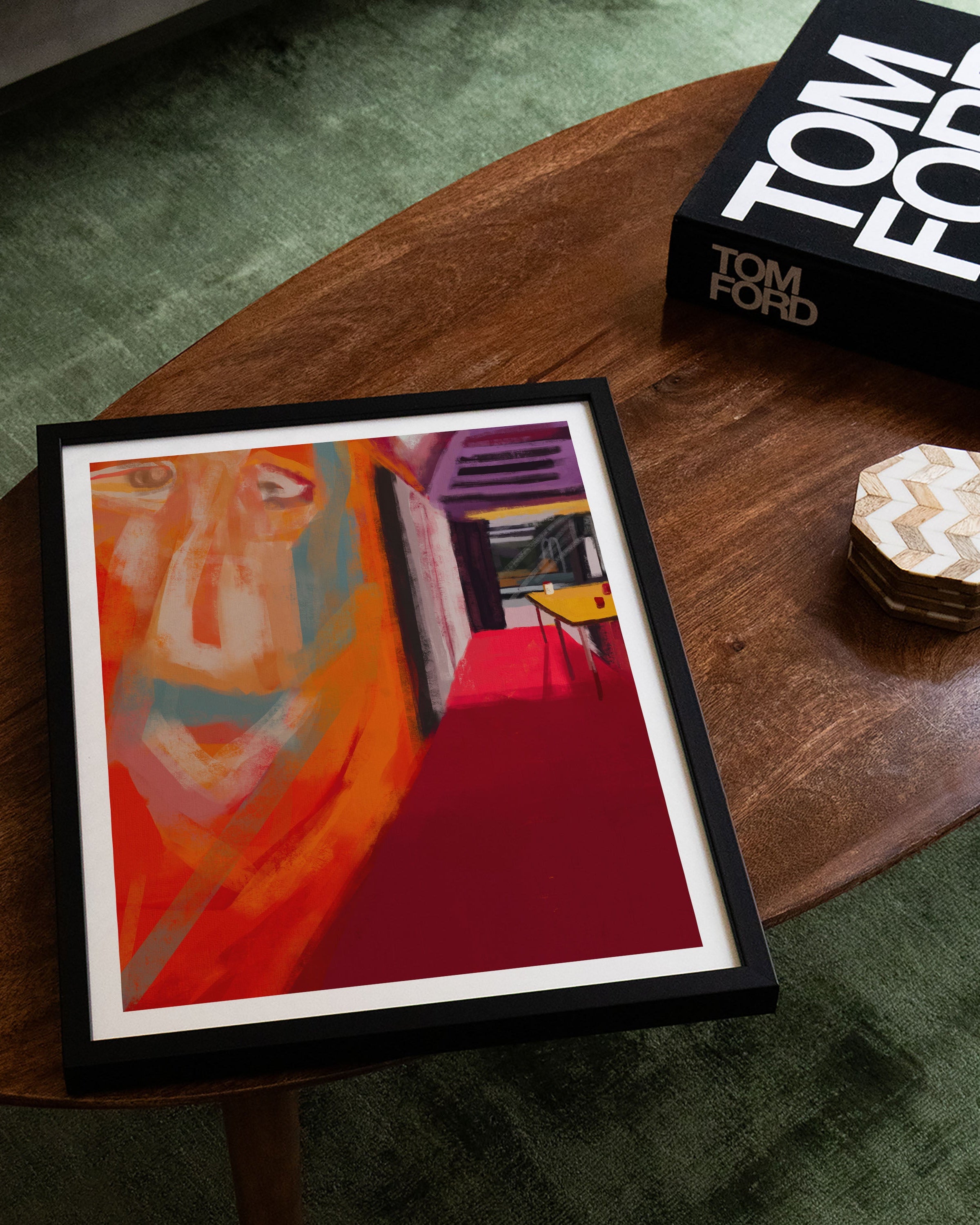 The Bar Poster – FineArt Wandbild, moderne Kunst & Fine Art Print von Spawnd, handgefertigt & Made in Germany