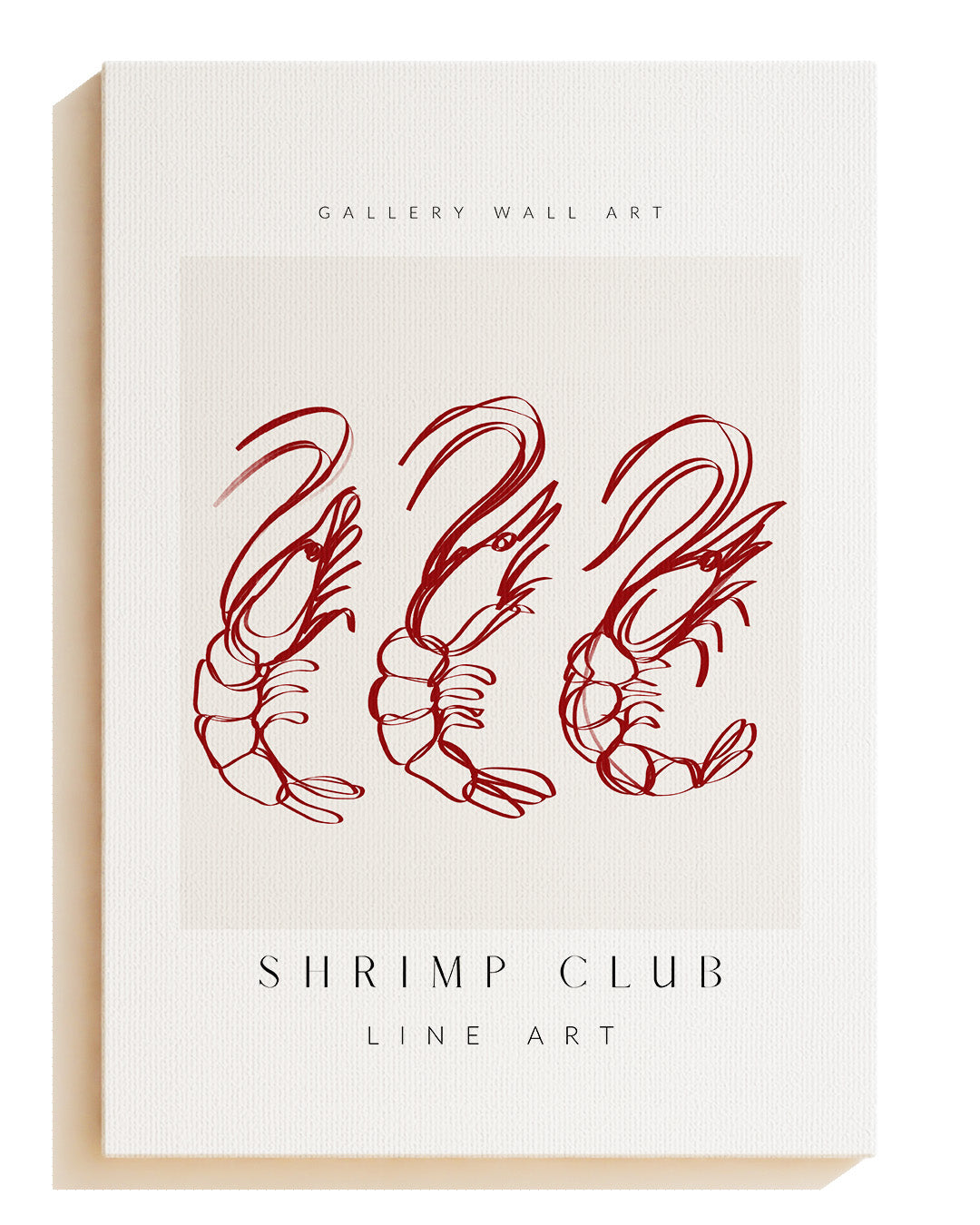 Shrimp Club - Leinwand