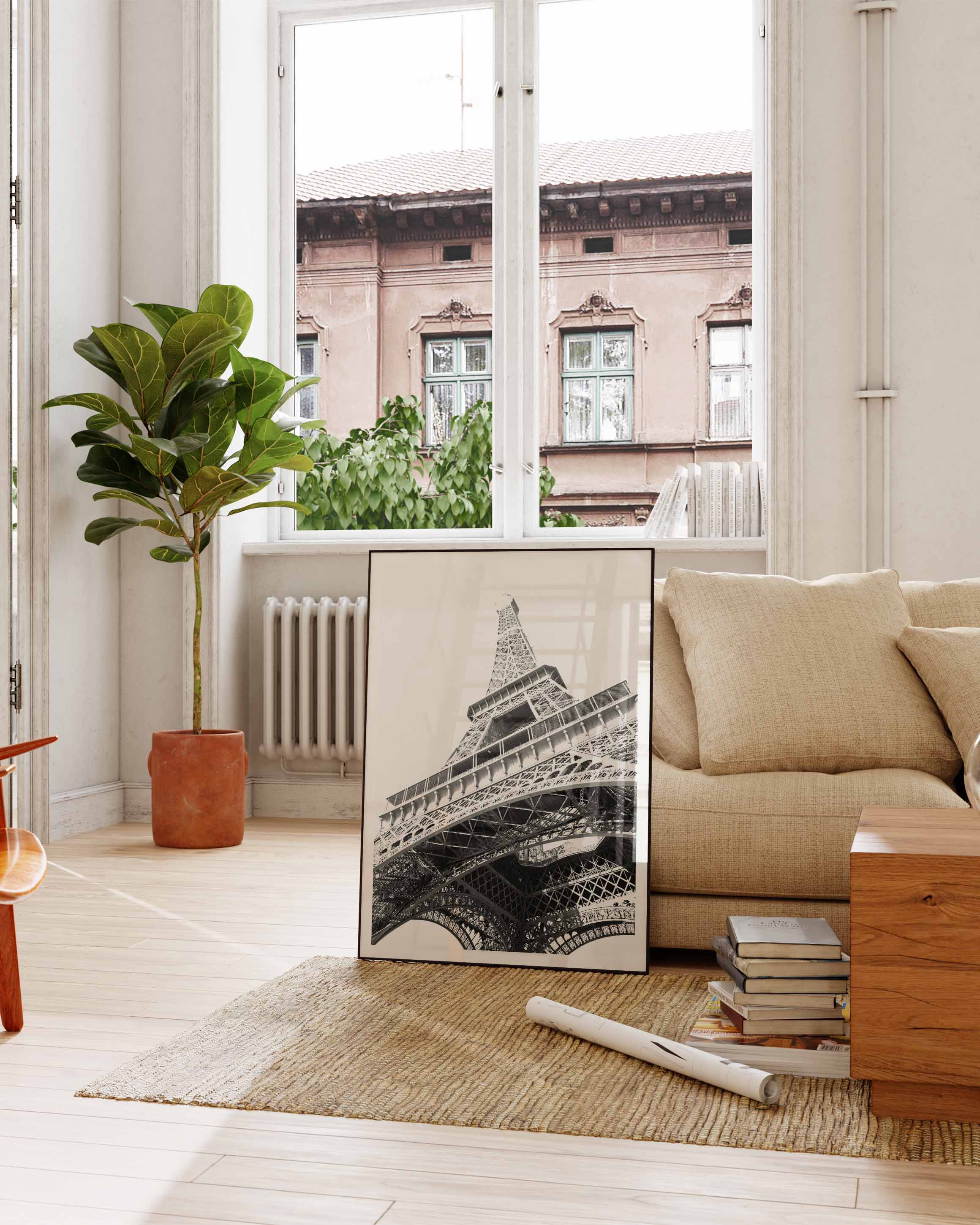 Eifeltower No4 Poster – FineArt Wandbild, moderne Kunst & Fine Art Print von Spawnd, handgefertigt & Made in Germany