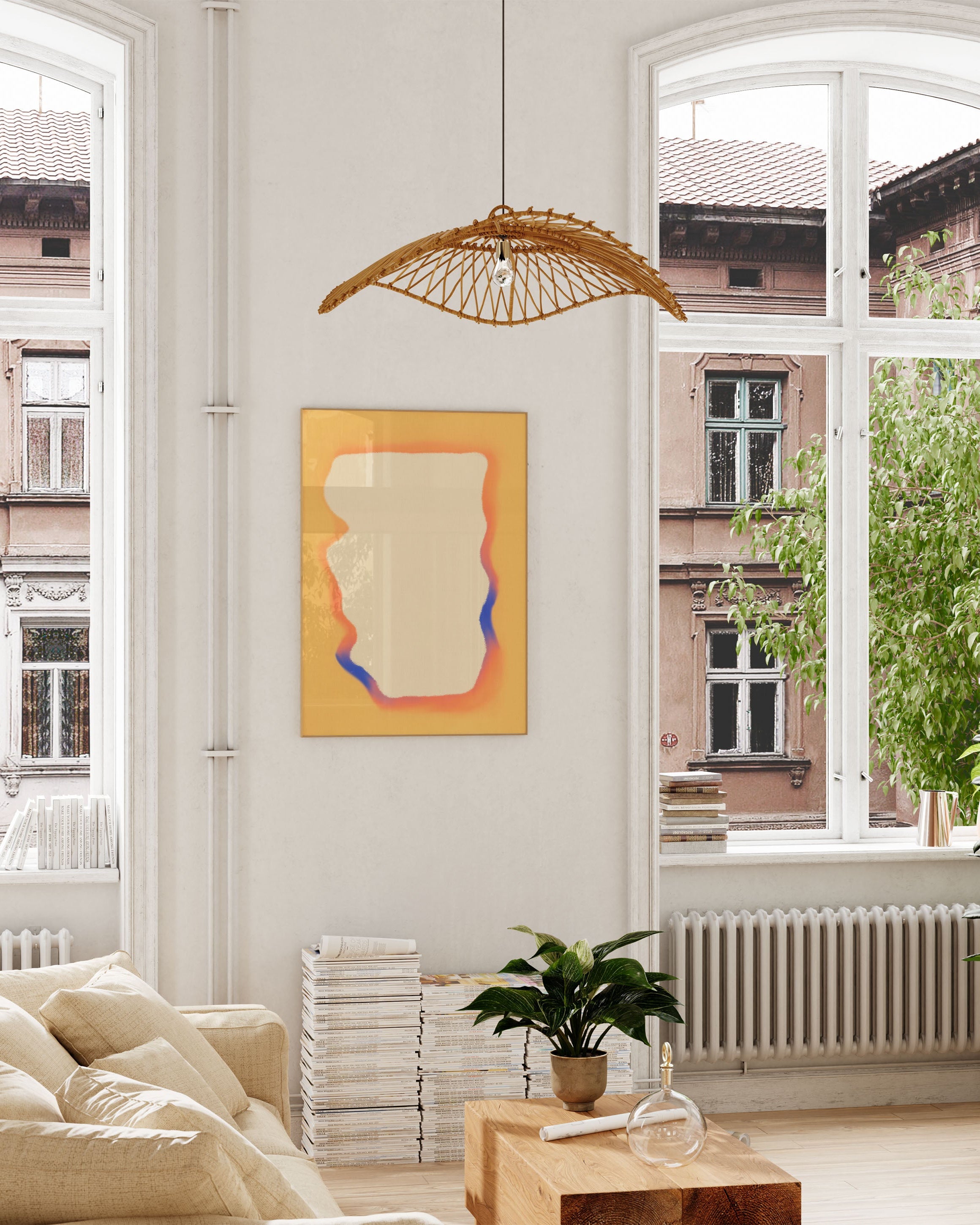 Eldlys Poster – FineArt Wandbild, moderne Kunst & Fine Art Print von Spawnd, handgefertigt & Made in Germany