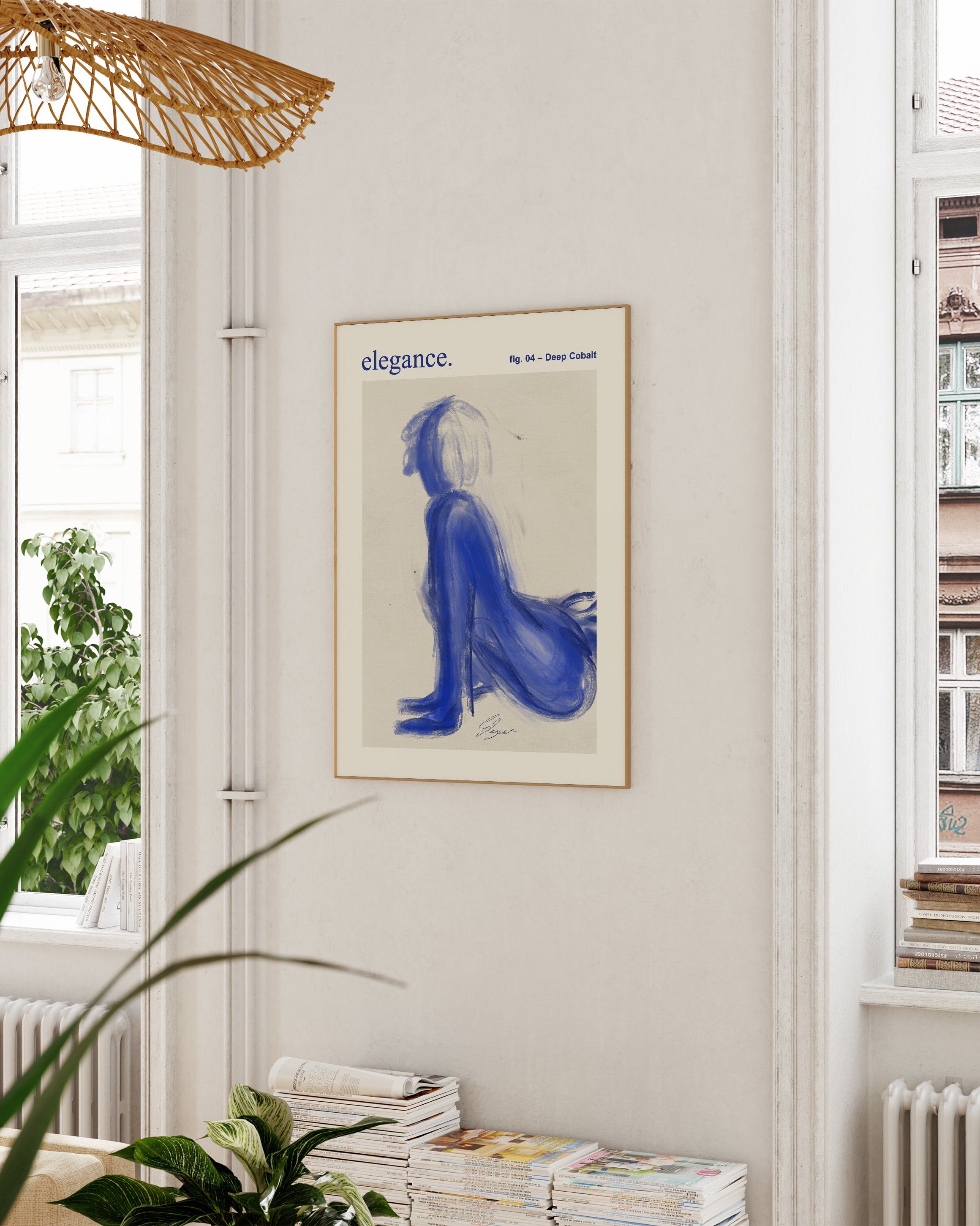 Elegance Poster im Wohnzimmer – Fine Art Print – Spawnd