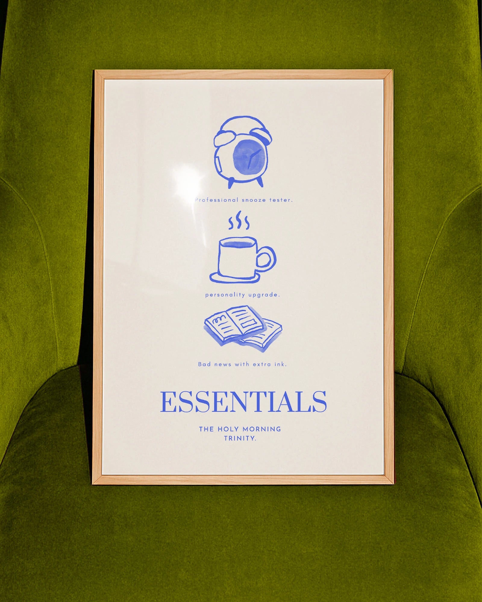 Essentials Poster – FineArt Wandbild, moderne Kunst & Fine Art Print von Spawnd, handgefertigt & Made in Germany