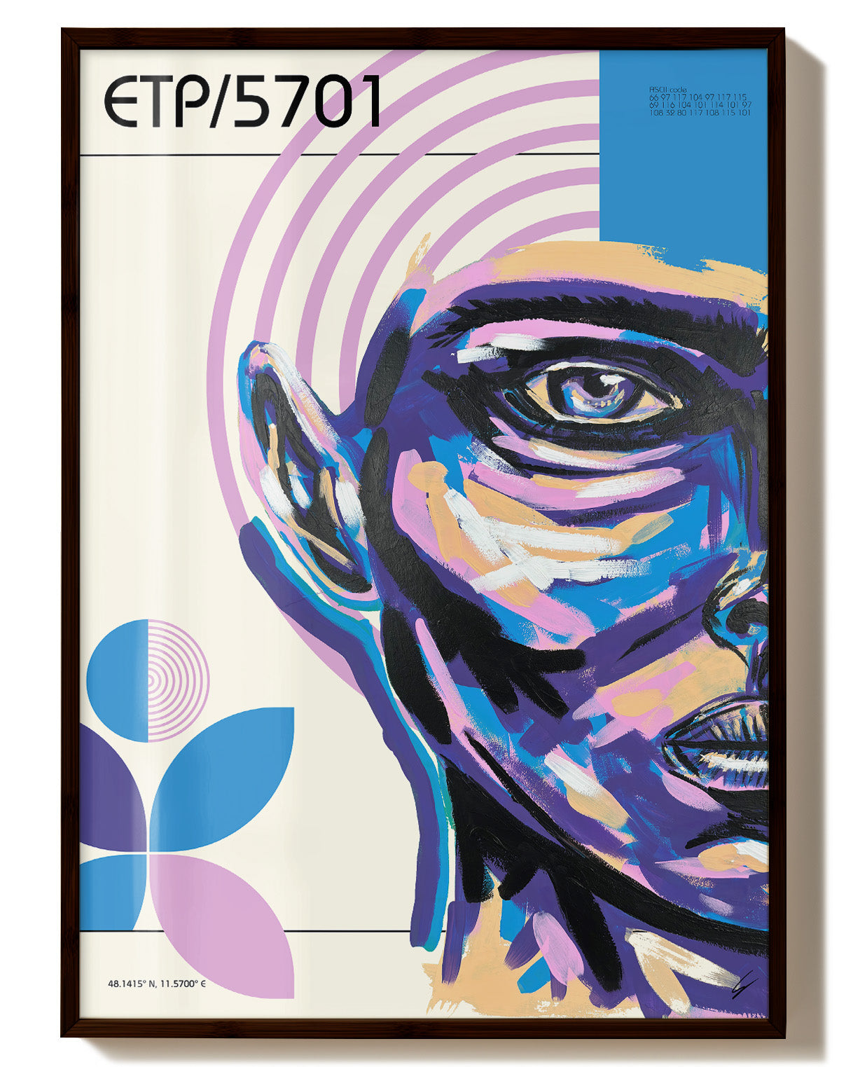 ETP/5701 Poster – FineArt Wandbild, moderne Kunst & Fine Art Print von Spawnd, handgefertigt & Made in Germany