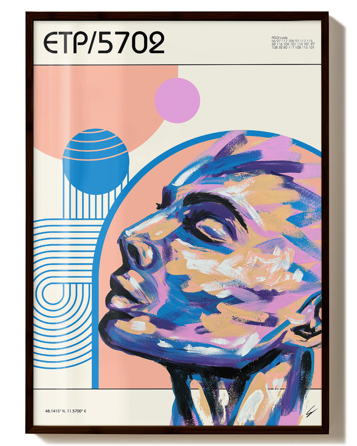 ETP/5702 Poster – FineArt Wandbild, moderne Kunst & Fine Art Print von Spawnd, handgefertigt & Made in Germany