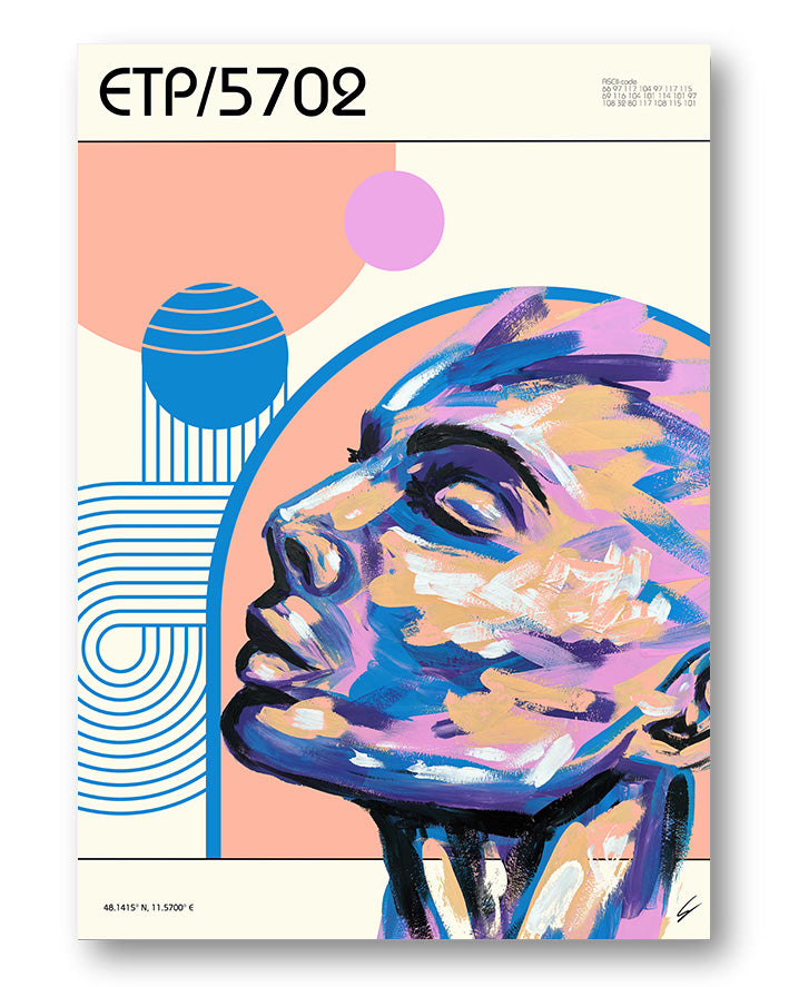 ETP/5702 Poster – FineArt Wandbild, moderne Kunst & Fine Art Print von Spawnd, handgefertigt & Made in Germany