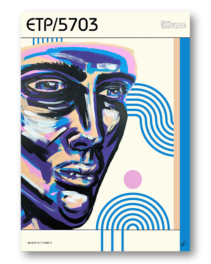 ETP/5703 Poster – FineArt Wandbild, moderne Kunst & Fine Art Print von Spawnd, handgefertigt & Made in Germany