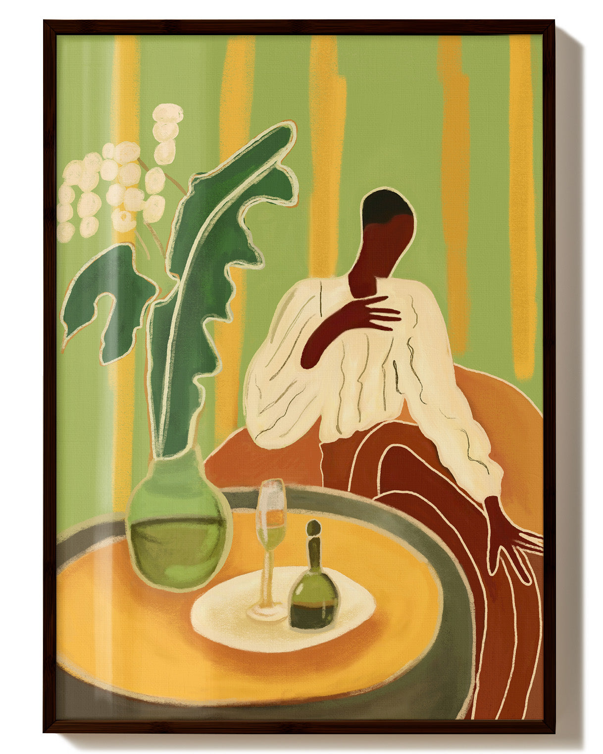 Evening Poster – FineArt Wandbild, moderne Kunst & Fine Art Print von Spawnd, handgefertigt & Made in Germany