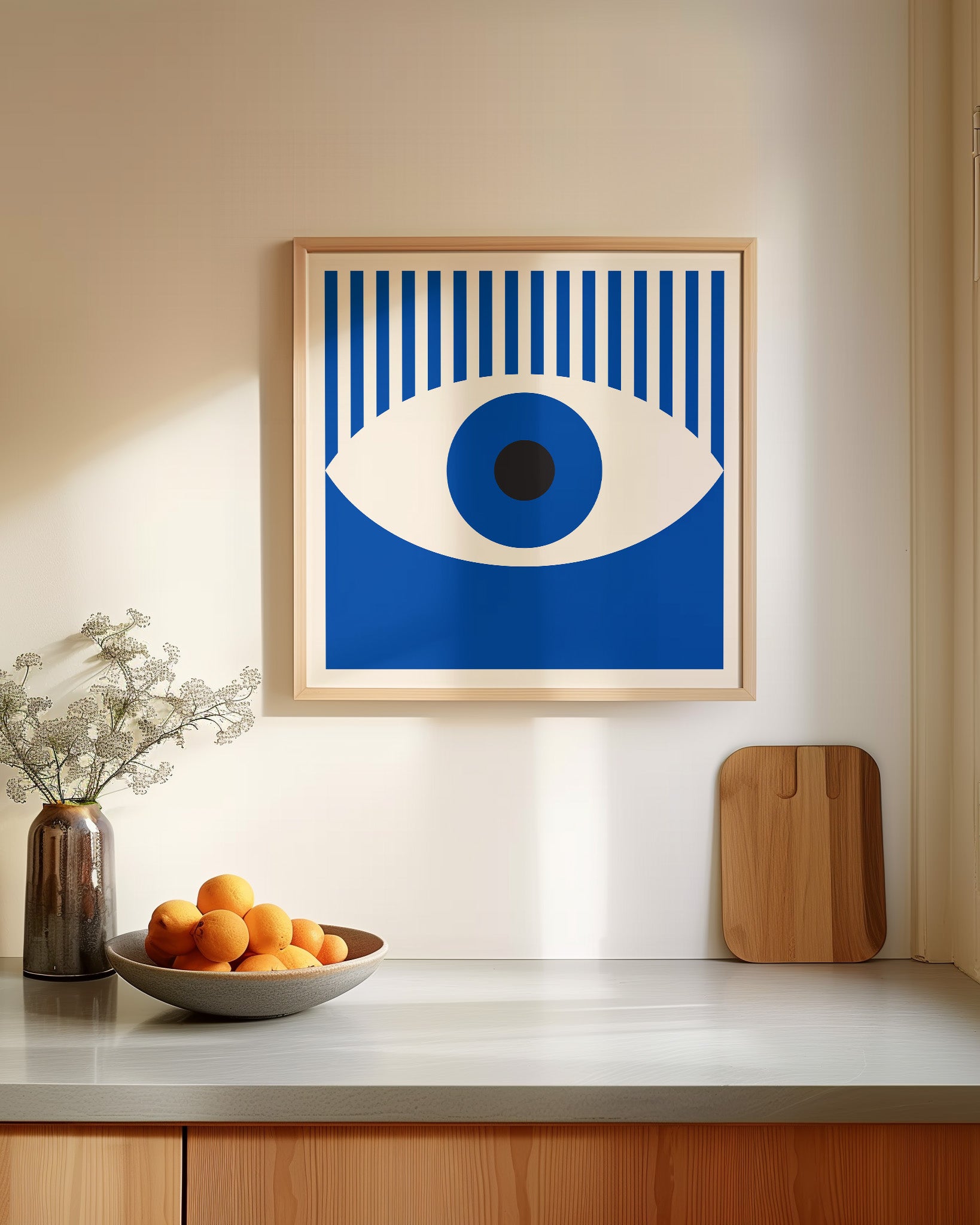 eYe Poster – FineArt Wandbild, moderne Kunst & Fine Art Print von Spawnd, handgefertigt & Made in Germany