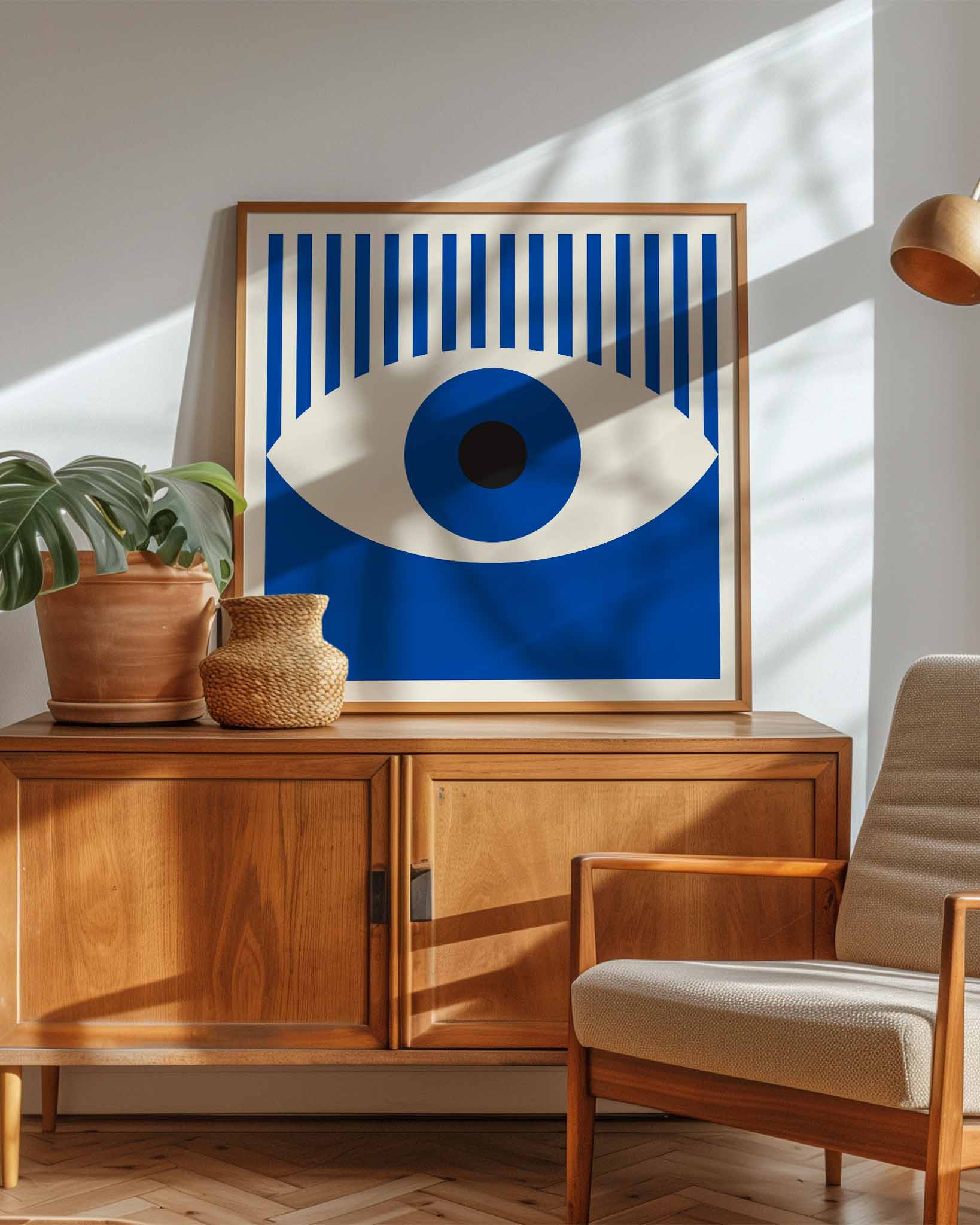 eYe Poster – FineArt Wandbild, moderne Kunst & Fine Art Print von Spawnd, handgefertigt & Made in Germany
