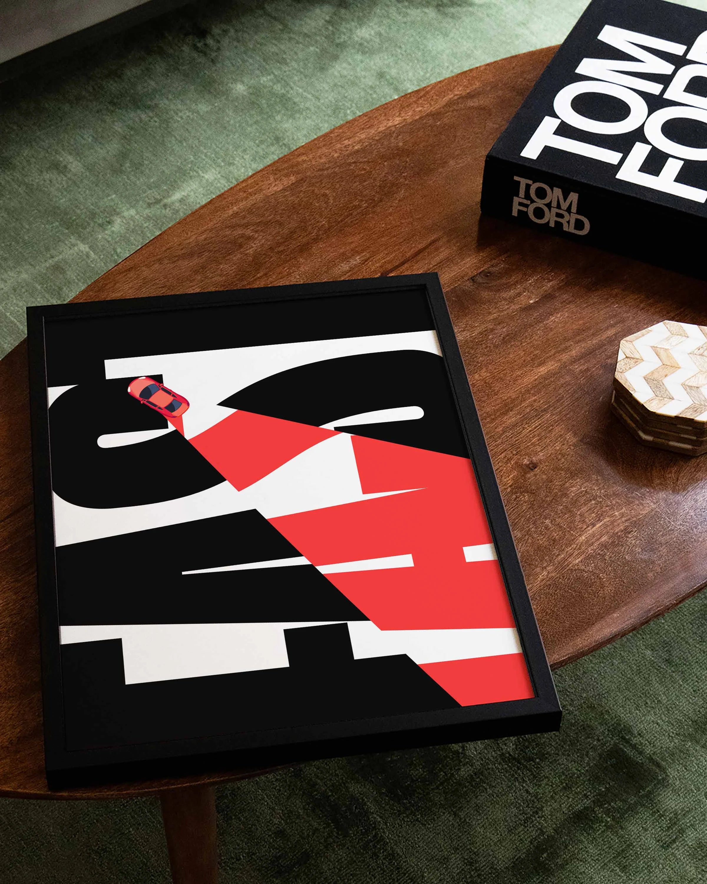 Fast Poster – FineArt Wandbild, moderne Kunst & Fine Art Print von Spawnd, handgefertigt & Made in Germany