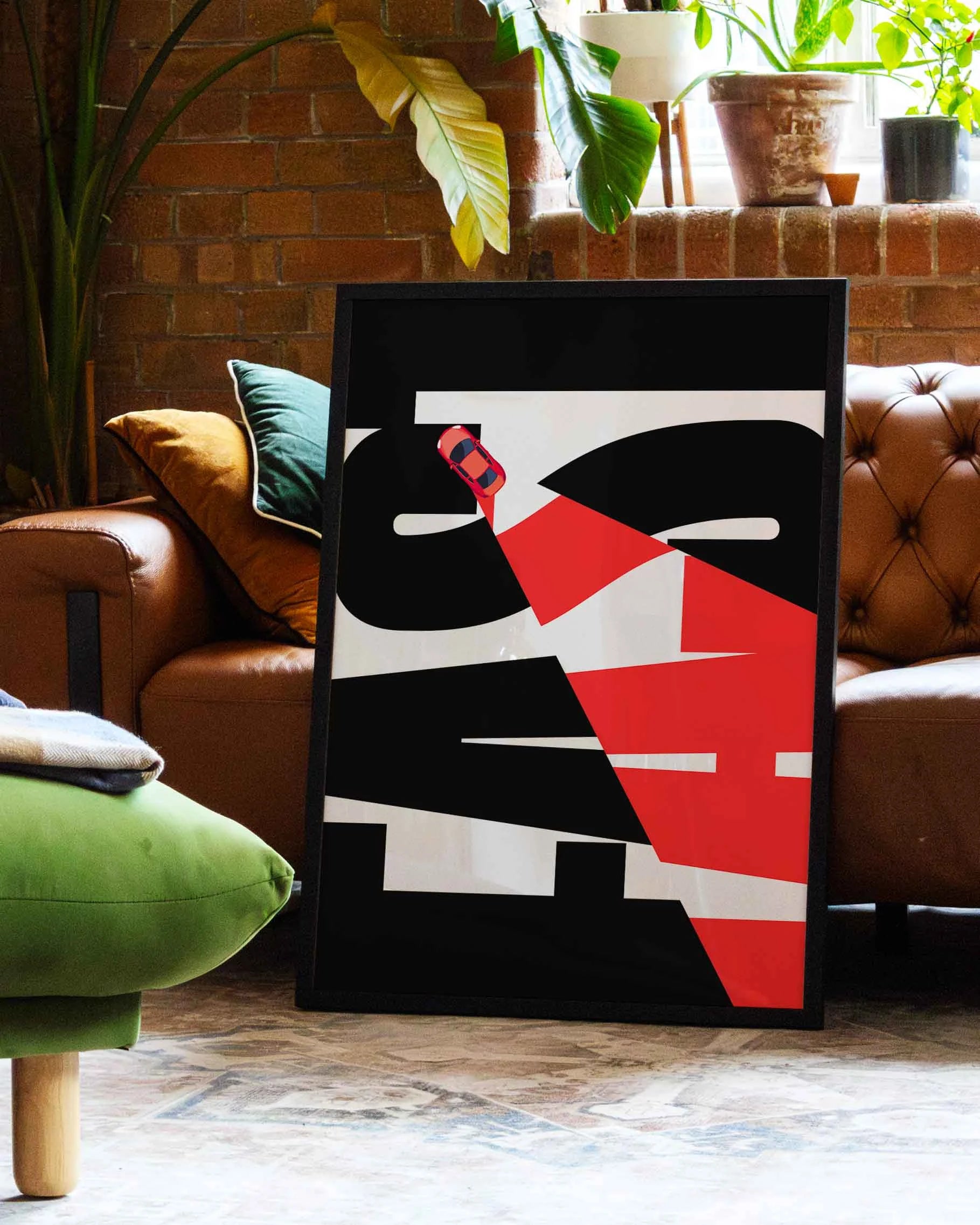 Fast Poster – FineArt Wandbild, moderne Kunst & Fine Art Print von Spawnd, handgefertigt & Made in Germany