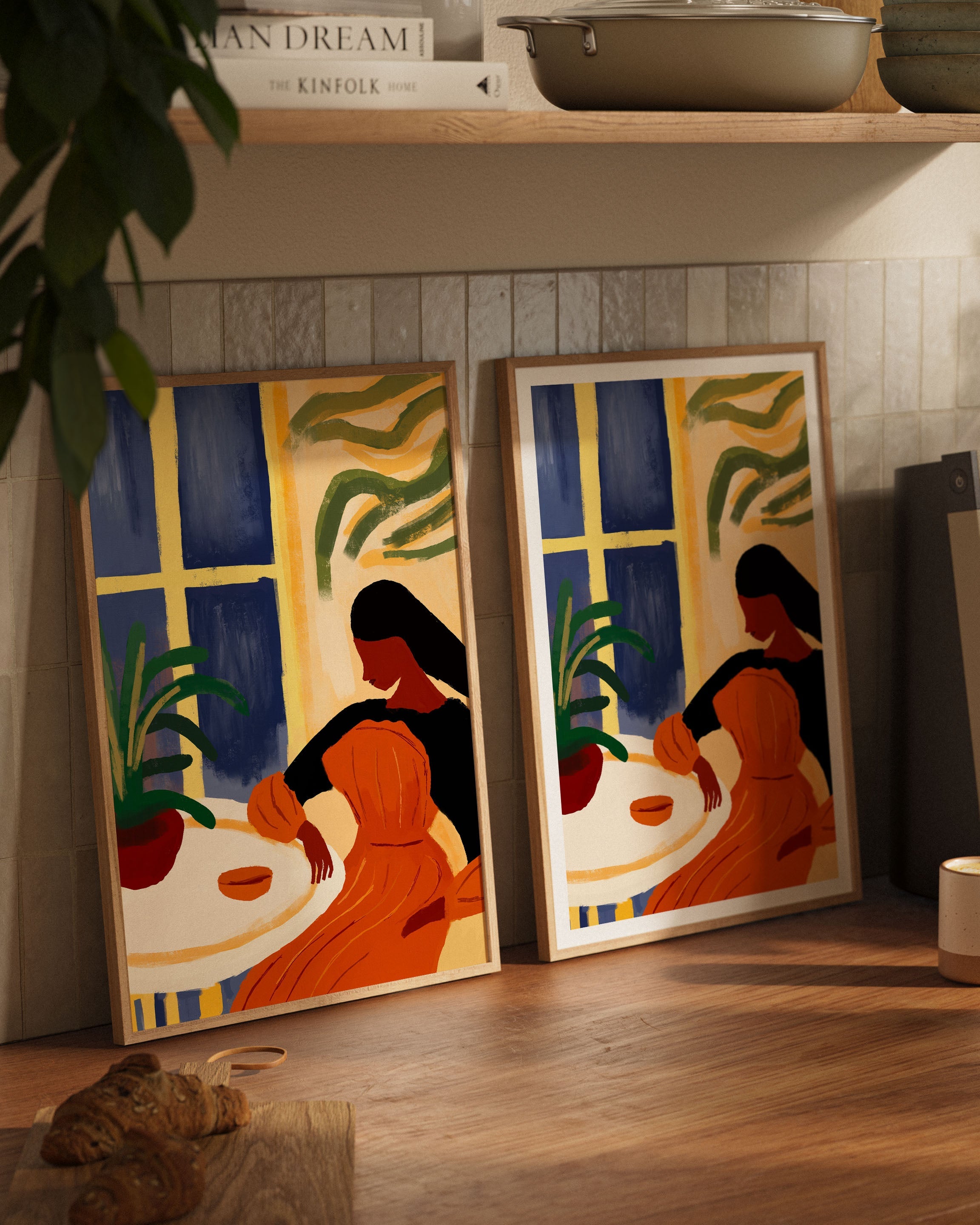 Warm Between Walls Poster – FineArt Wandbild, moderne Kunst & Fine Art Print von Spawnd, handgefertigt & Made in Germany