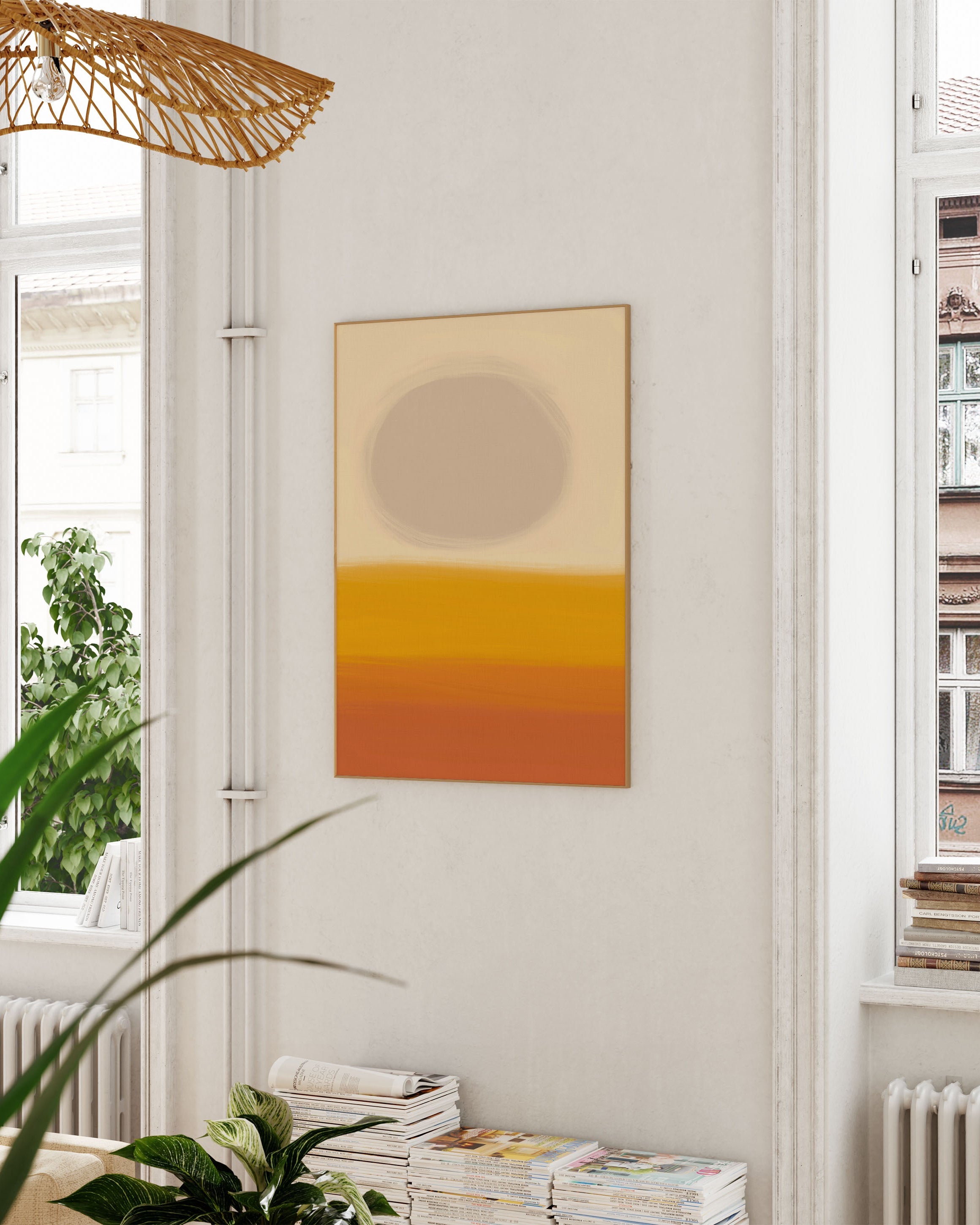 Solopgang Poster – FineArt Wandbild, moderne Kunst & Fine Art Print von Spawnd, handgefertigt & Made in Germany