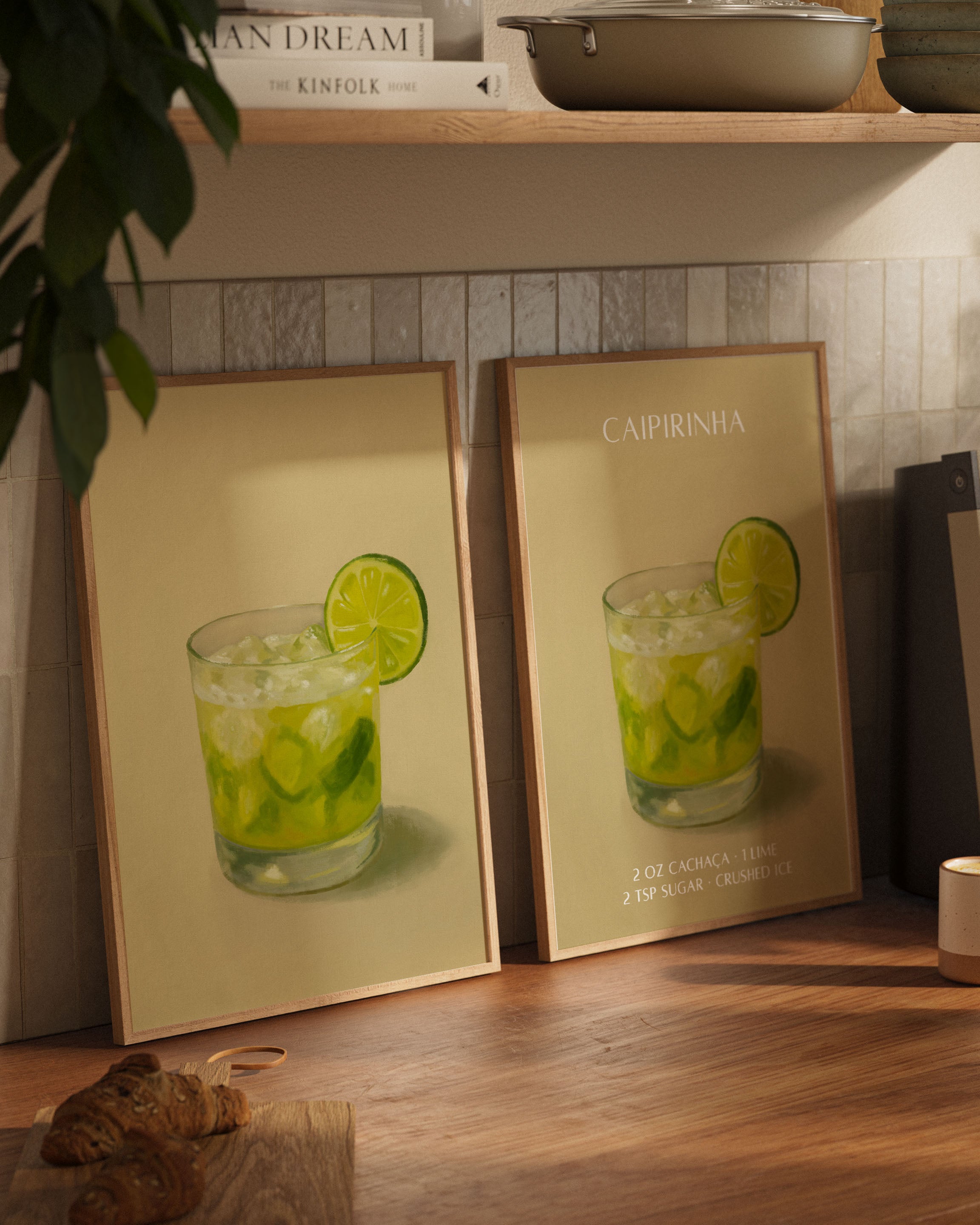CAIPIRINHA Poster – FineArt Wandbild, moderne Kunst & Fine Art Print von Spawnd, handgefertigt & Made in Germany